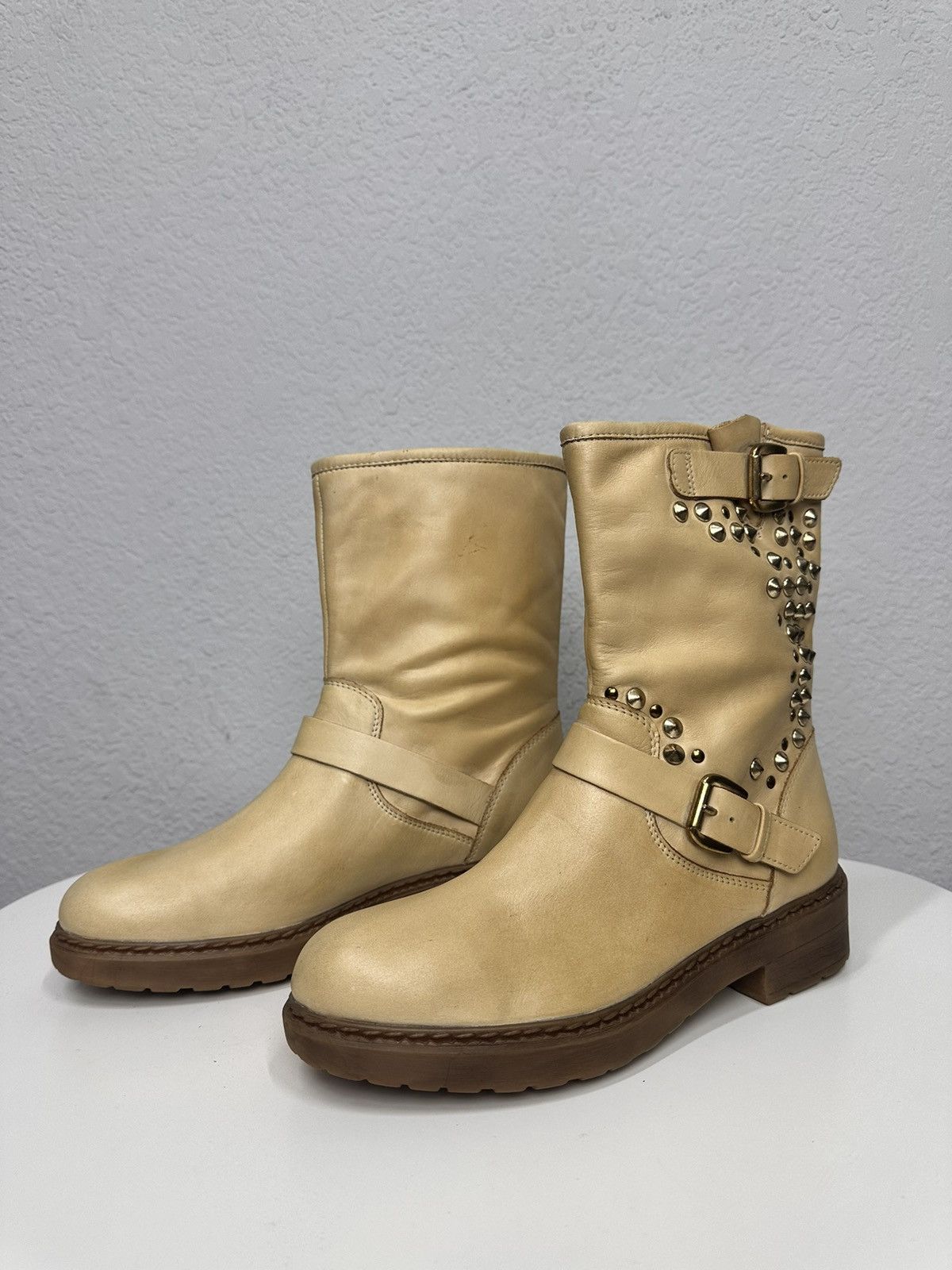 A.S.98 Vintage Leather Boots Metal Gothic Rick Owens Guidi AS 98 Size US 9 / IT 39 - 8 Thumbnail