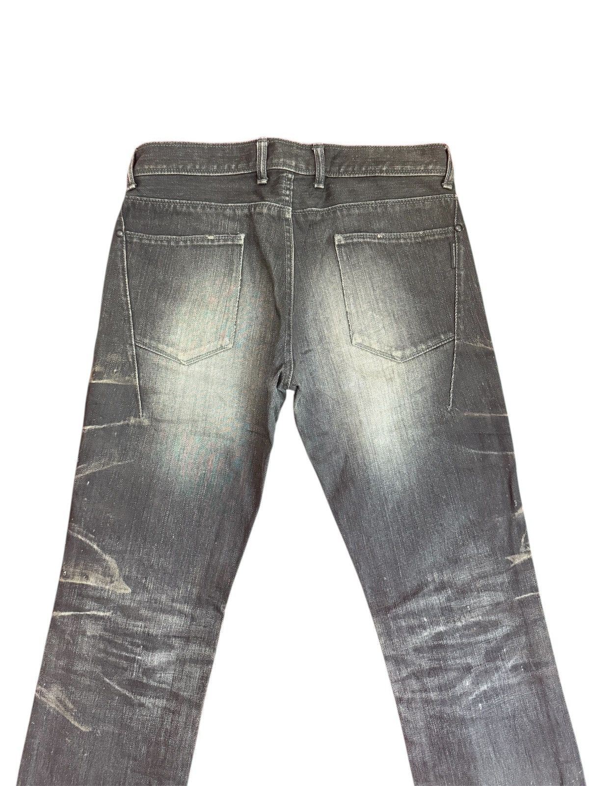 Neil Barrett NEIL BARRET BLACK DISTRESS DESIGN SLIM TYPE Size US 32 / EU 48 - 6 Thumbnail
