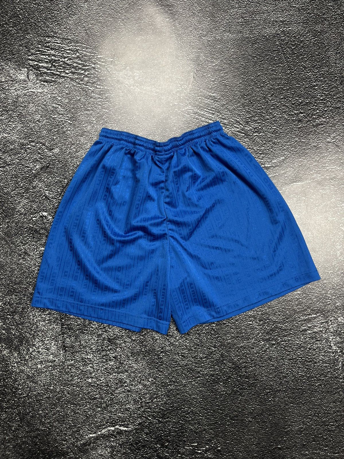 Umbro Vintage Umbro Mens Shorts Monogram Blue Dri Fit Y2K Size US 32 / EU 48 - 2 Thumbnail