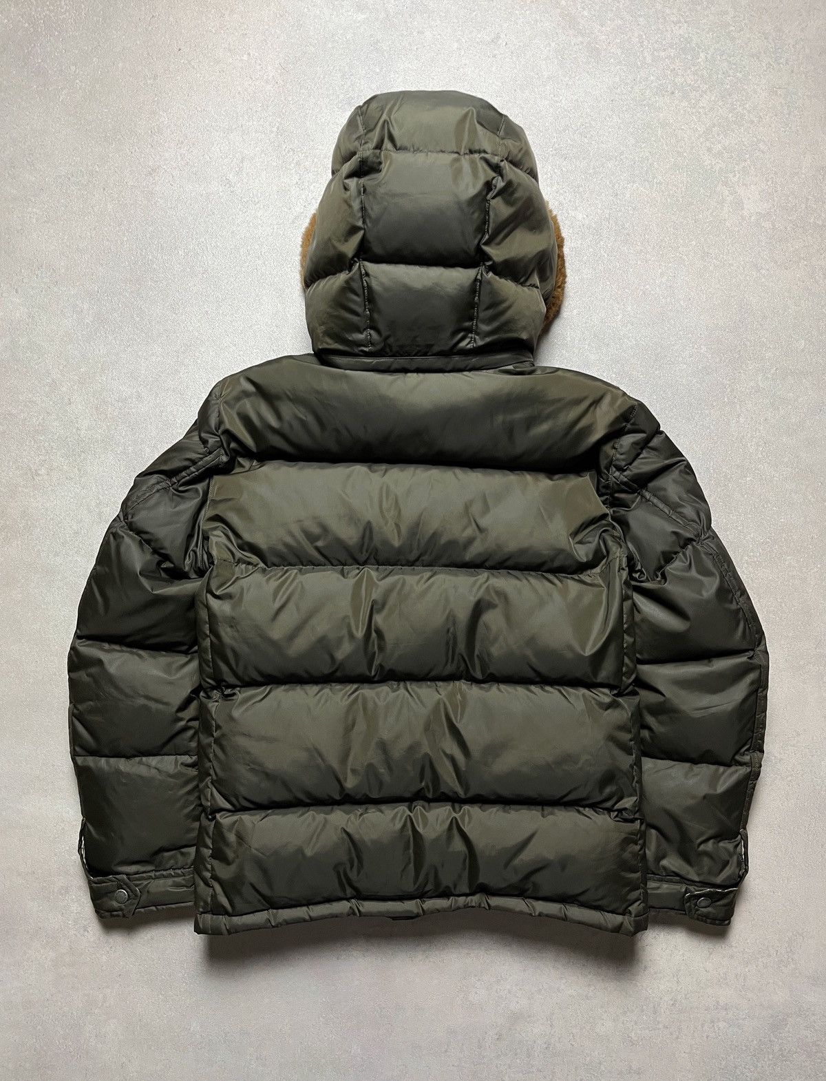 Burberry Vintage Burberry Black Label Japan Fur Puffer Green Jacket Size US M / EU 48-50 / 2 - 13 Thumbnail