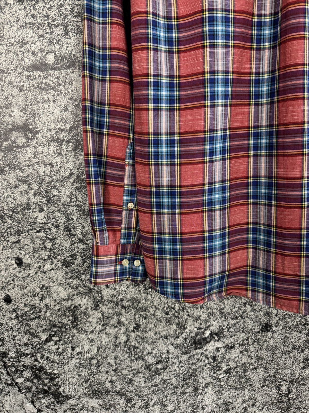 Barbour Barbour Highland Check Tailored Long Sleeve Shirt Button Up Size US L / EU 52-54 / 3 - 13 Thumbnail