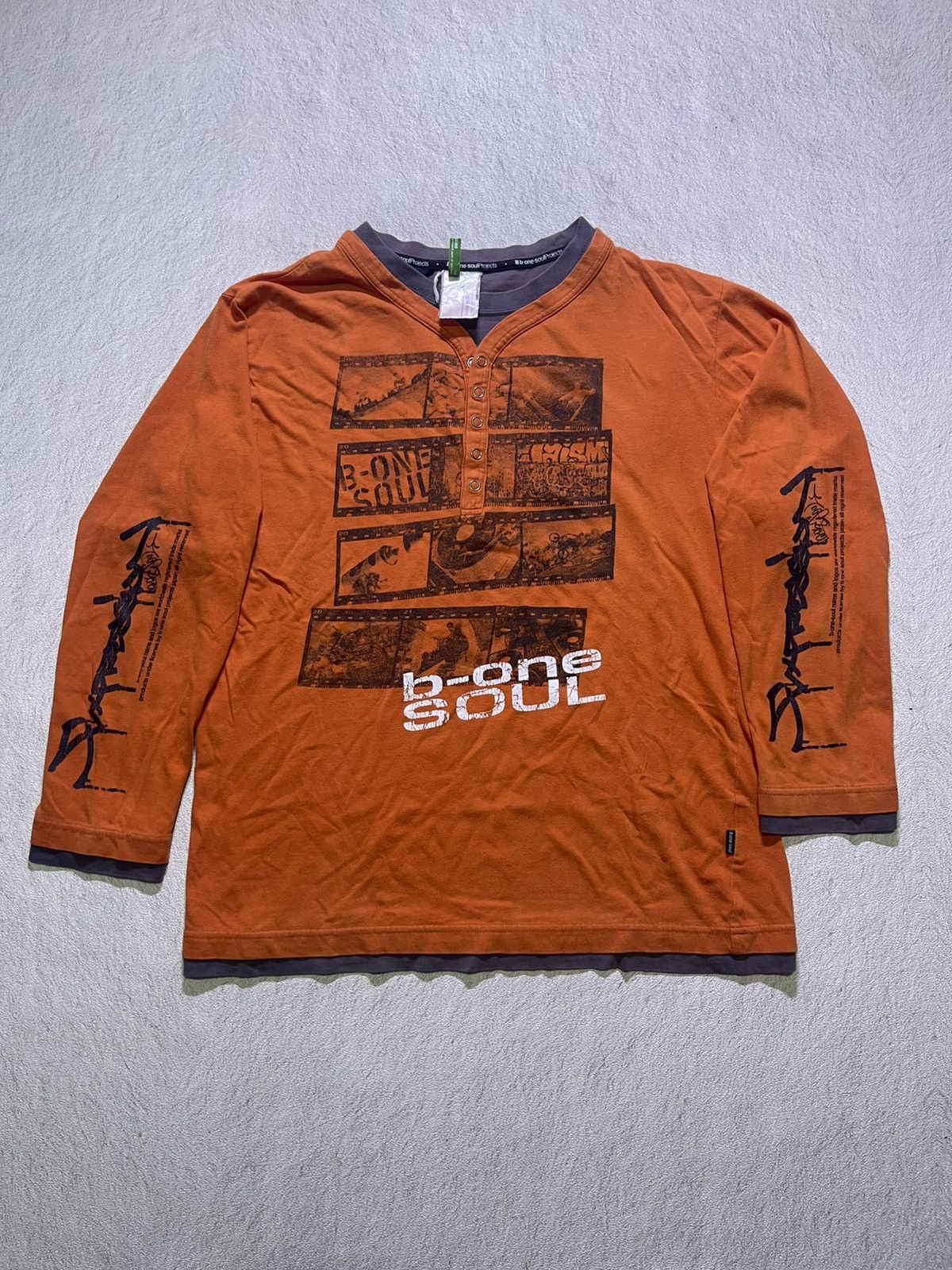 Hysteric Glamour VTG Y2K B ONE SOUL long sleeve tshirt Size US M / EU 48-50 / 2 - 1 Thumbnail