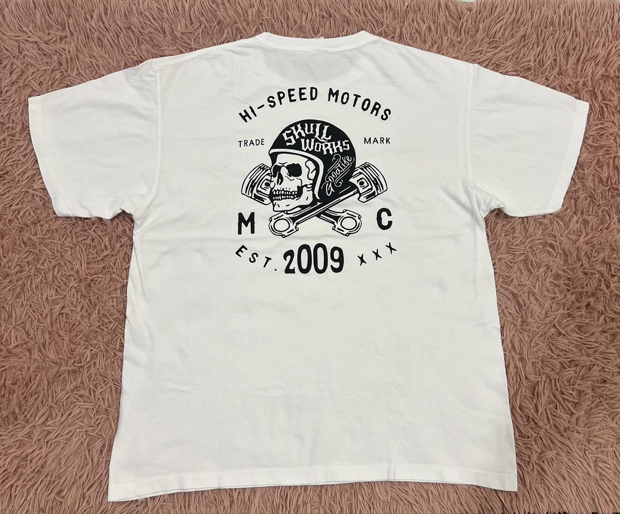 Indian Motorcycle × Vintage Rare Vintage Hi-Speed Motors Skull Works Size US XL / EU 56 / 4 - 1 Thumbnail