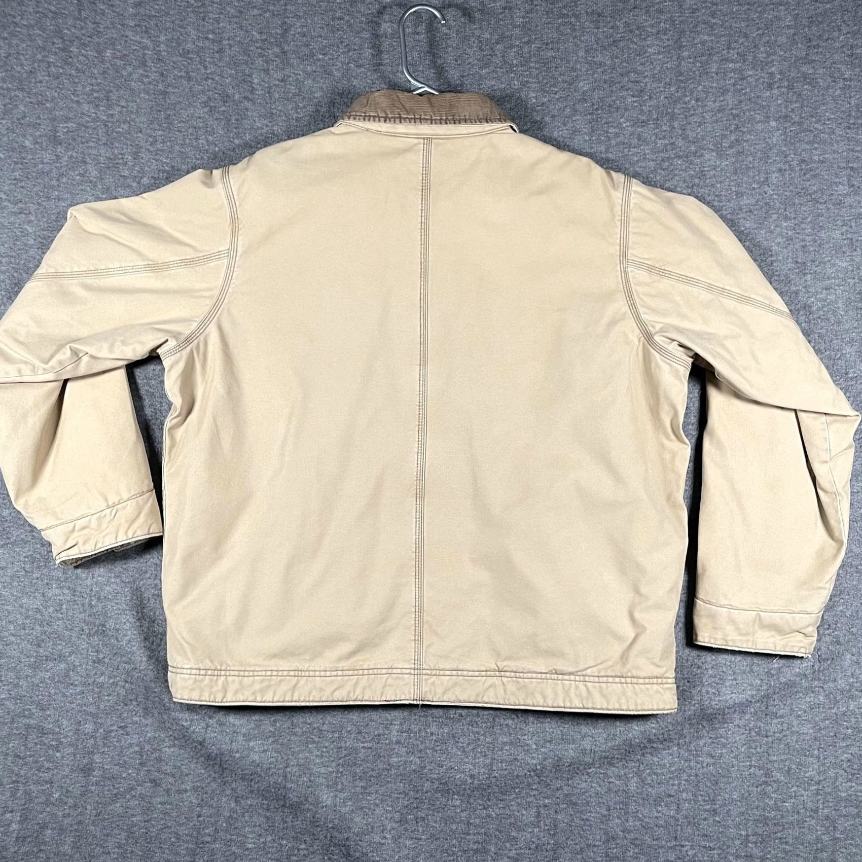 American Eagle Outfitters American Eagle Outfitters Jacket Mens XL Tan Workwear Quilted Corduroy Chore Jacket Size US XL / EU 56 / 4 - 3 Thumbnail
