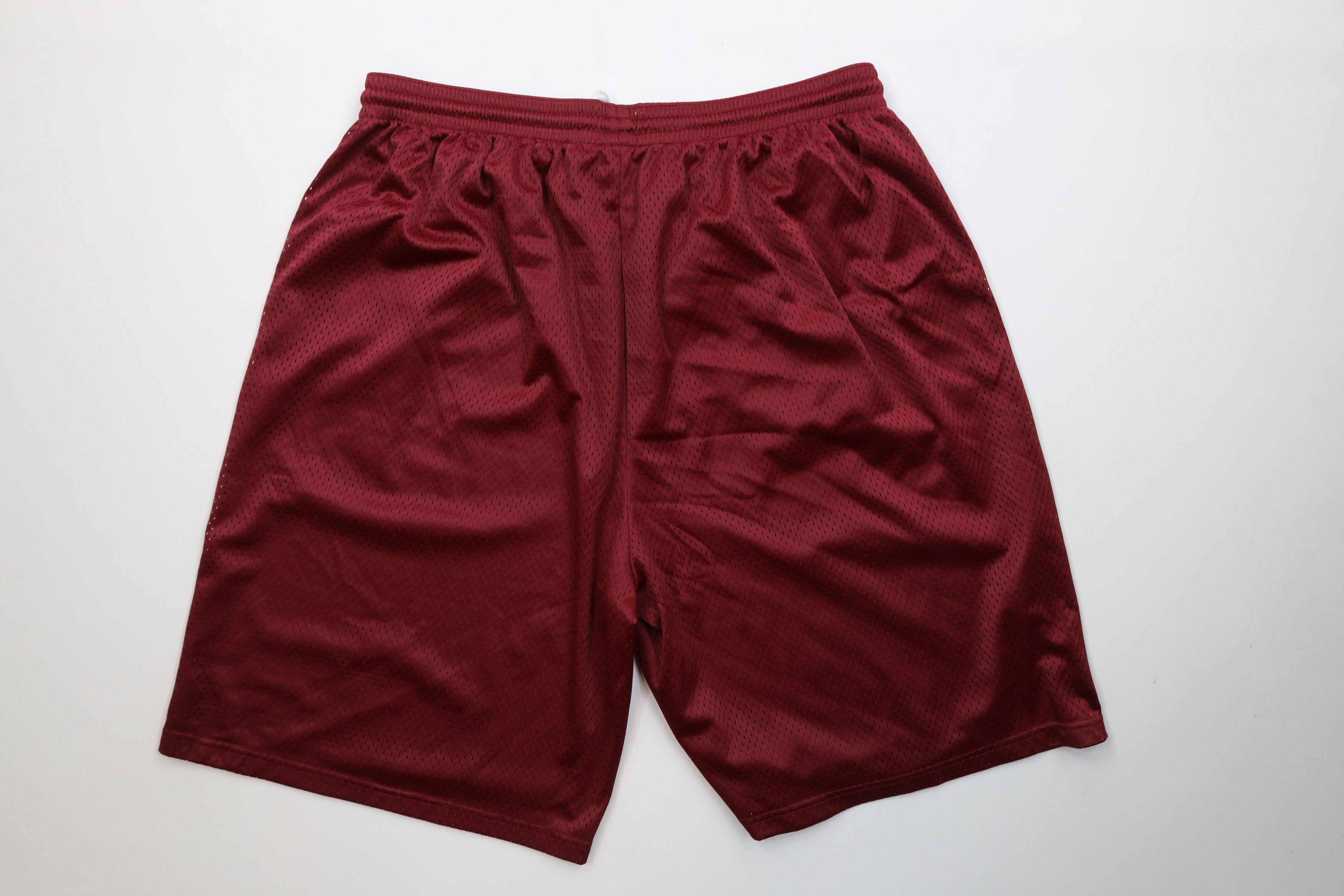 Champion Vintage Champion Mesh Gym Basketball Shorts Red Polyester Size US 38 / EU 54 - 10 Thumbnail