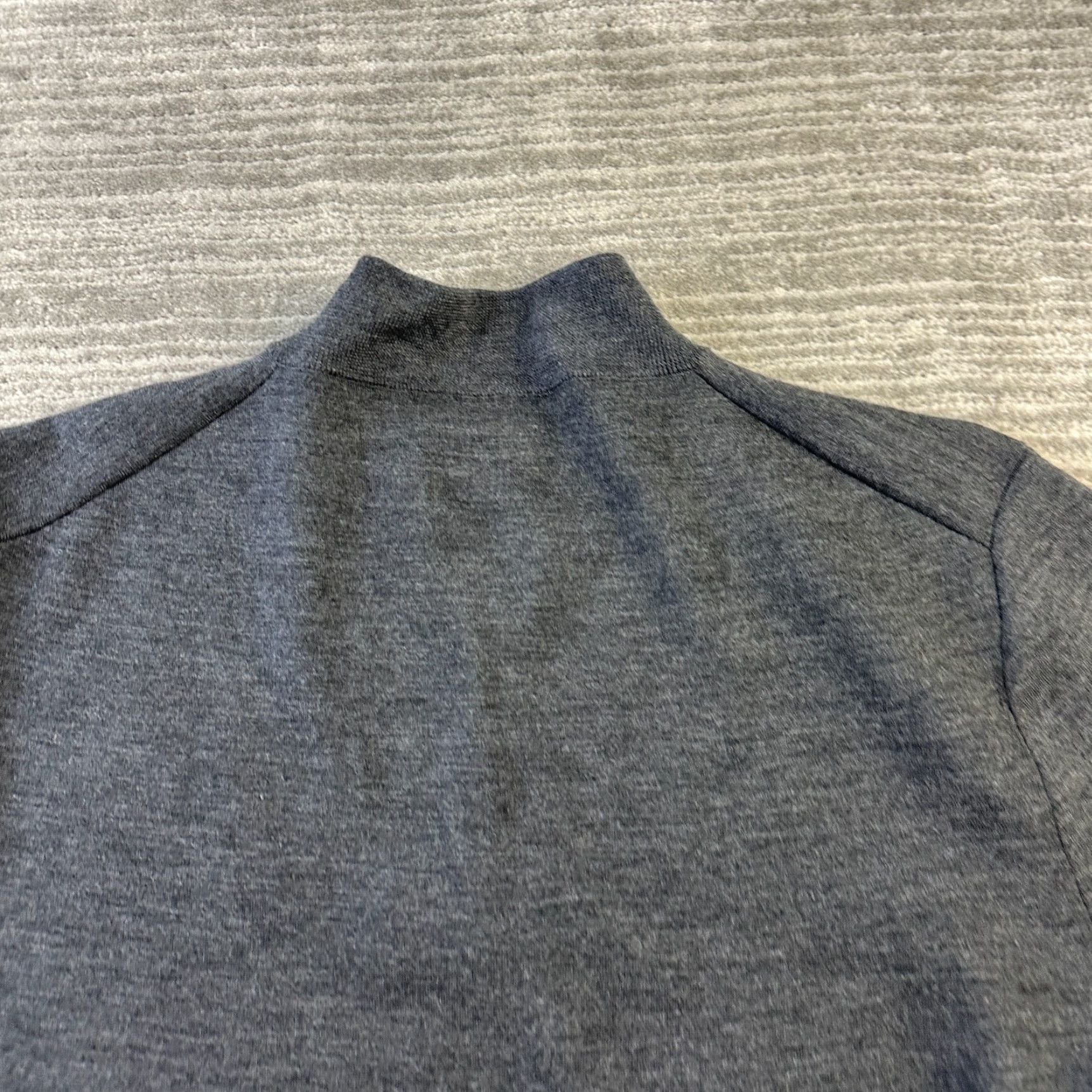 Vintage G Fore Sweater Mens XL Gray V-Neck Merino Wool Quarter Zip Slim Golf Pullover Size US XL / EU 56 / 4 - 4 Thumbnail