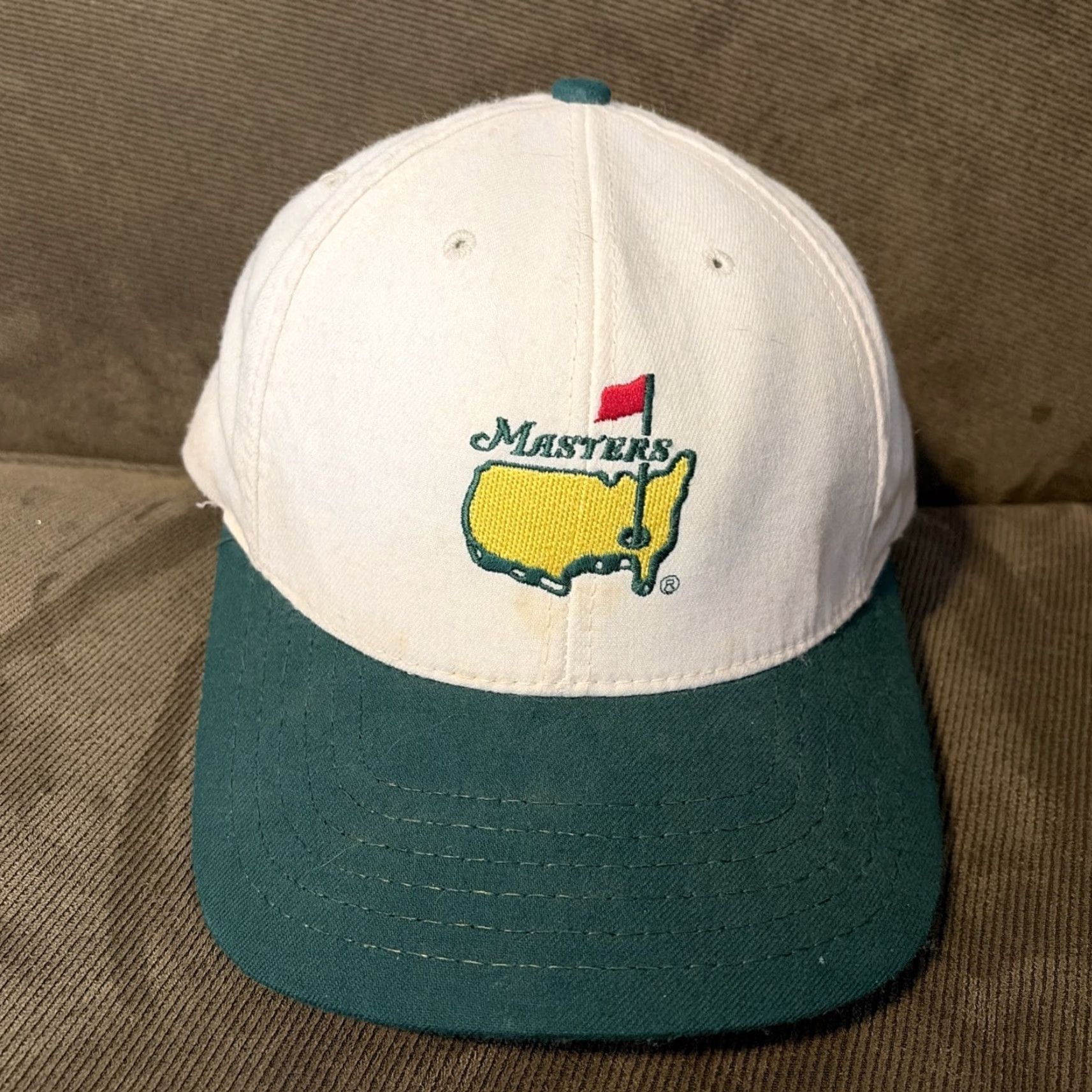 American Needle Vintage The Masters Golf American Needle Strap Back White Hat User: Vintage The Masters Golf American Needle Strap Back White Hat Size ONE SIZE - 2 Thumbnail