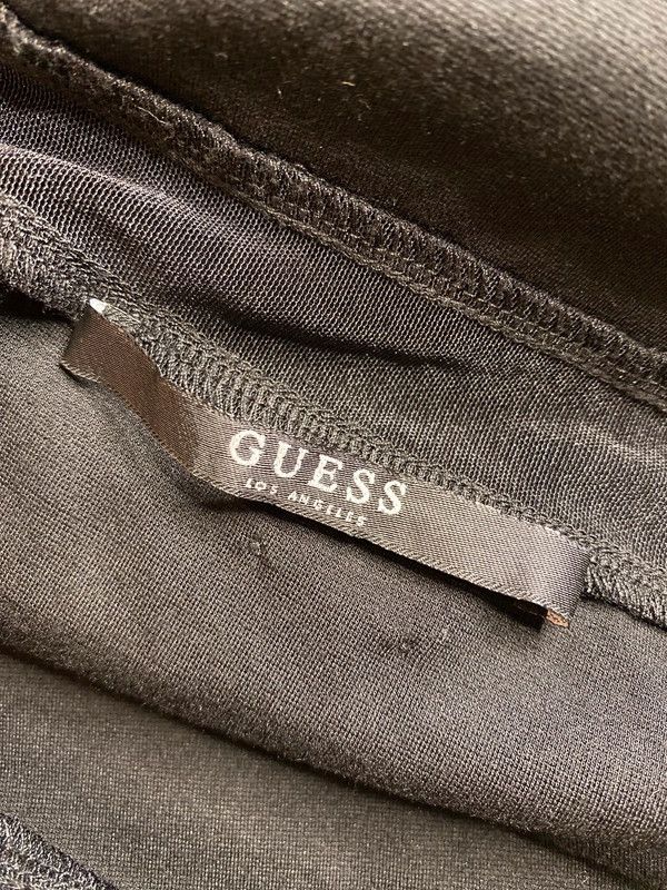 Guess Black Off-the-Shoulder Mini Dress with Neck Choker Size XS / US 0-2 / IT 36-38 - 6 Thumbnail