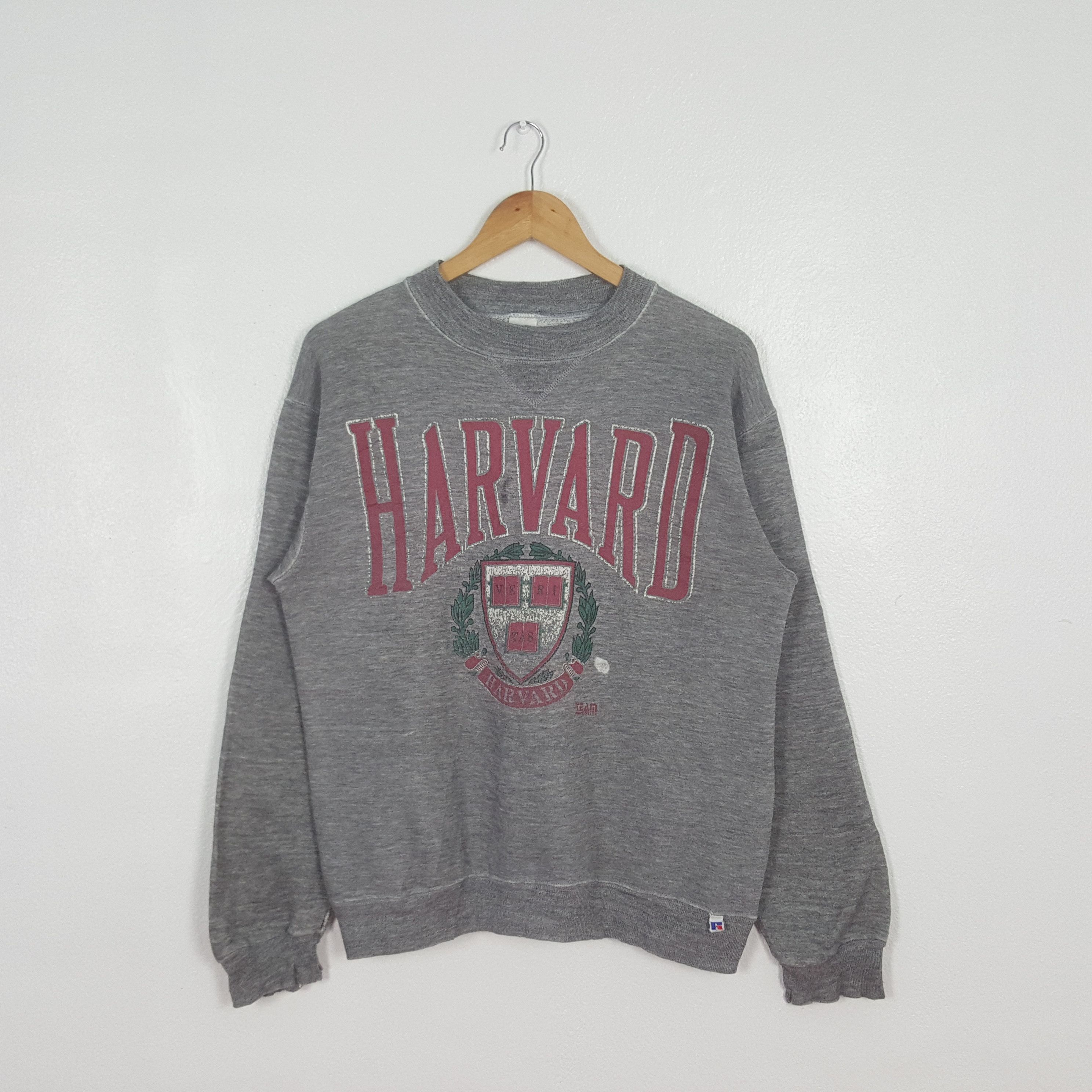 Russell Athletic Vintage Harvard University 90's Sweatshirt C305N9 Size US M / EU 48-50 / 2 - 1 Thumbnail