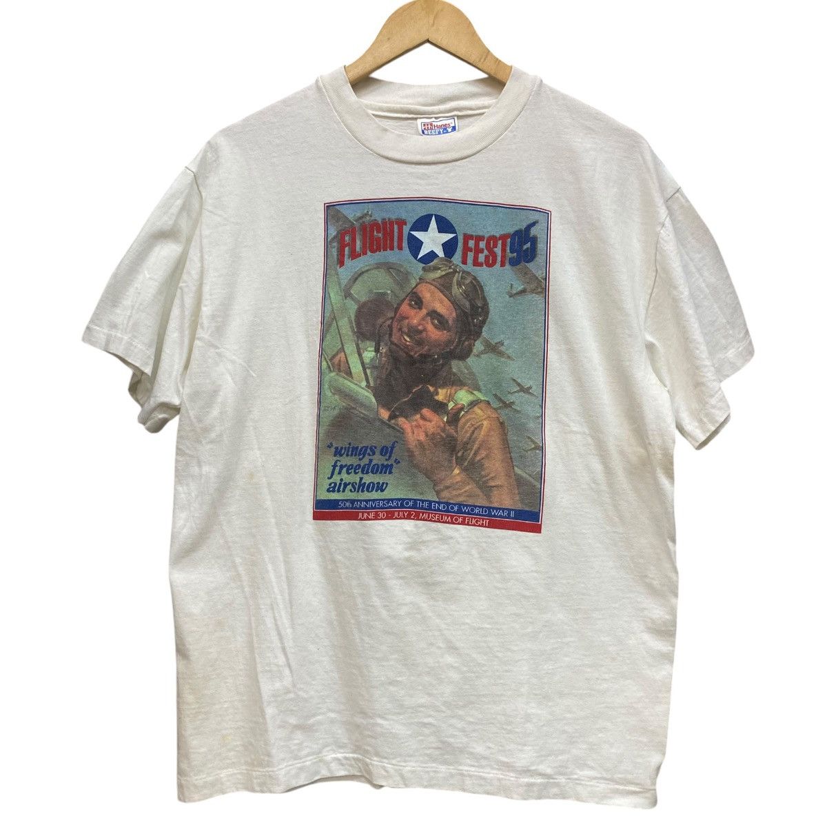 Vintage Vintage 1995 Flight Fest Size US L / EU 52-54 / 3 - 1 Thumbnail