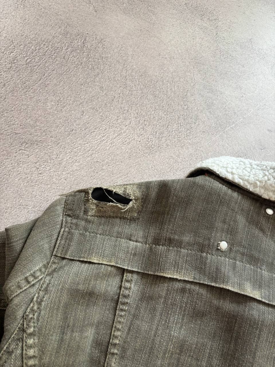 Other Avant Garde Denim Canvas Y2K Yohji Yamamoto Style Jacket Size US M / EU 48-50 / 2 - 9 Thumbnail