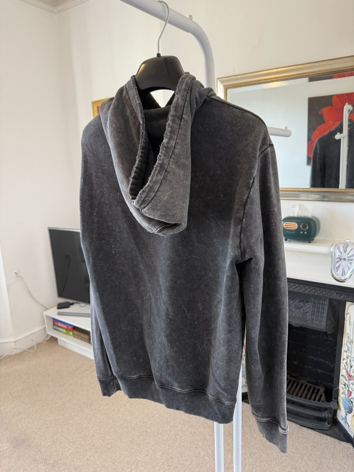 Saint Laurent Paris Saint Laurent Distressed Tie Dye Hoodie Size US S / EU 44-46 / 1 - 5 Thumbnail