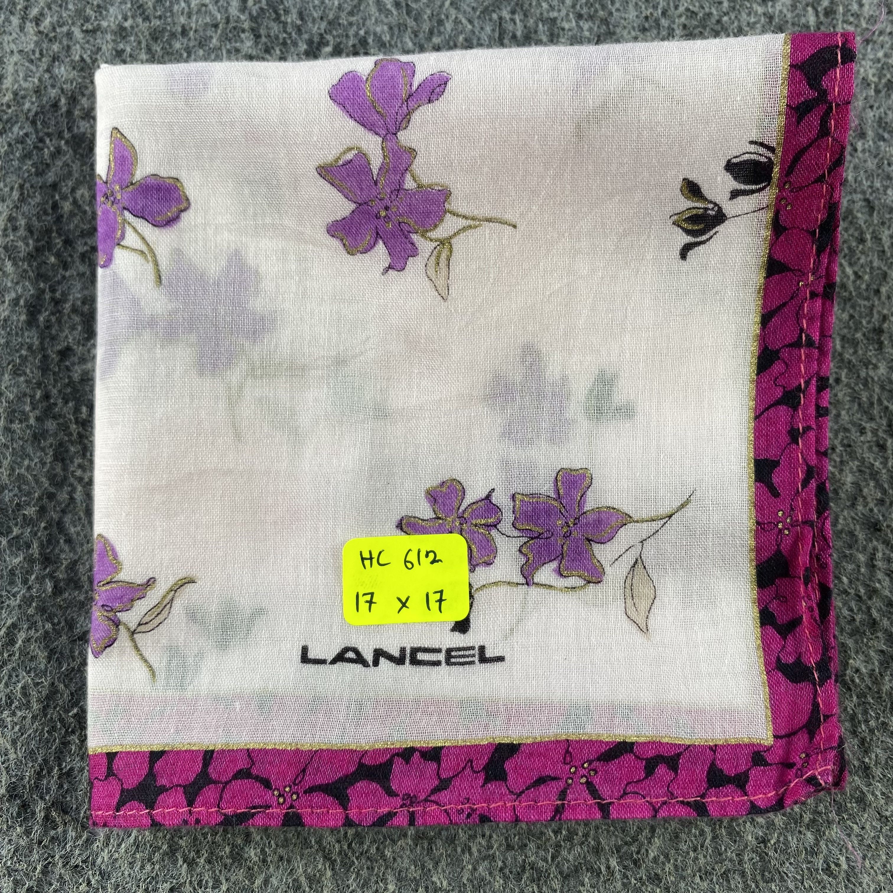 Lancel × Vintage Lancel Handkerchief/Neckerchief/Bandana HC612 Size ONE SIZE - 5 Thumbnail