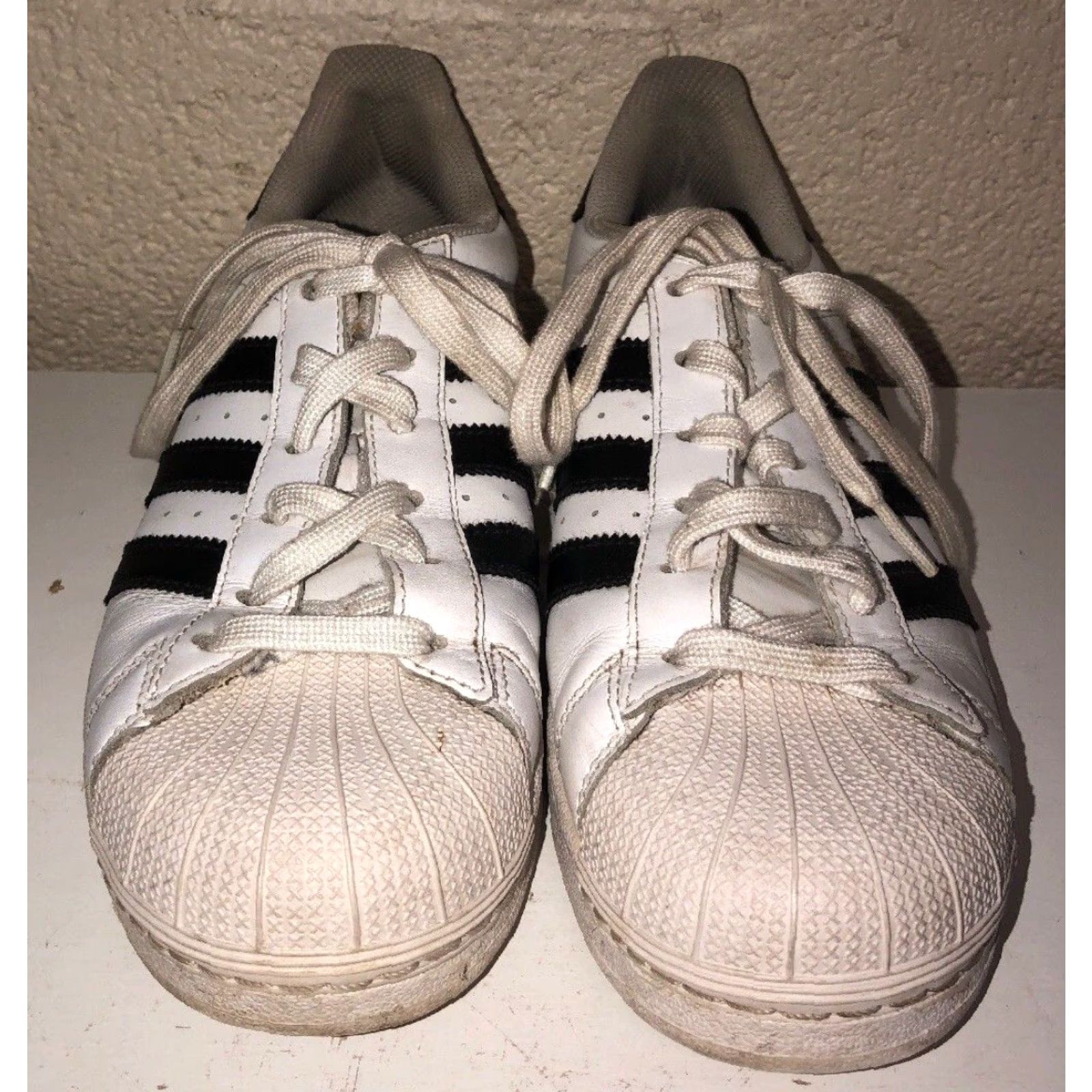 Adidas VINTAGE ADIDAS Originals Classic Superstar Shoes Men Adult 8 White-Black Shell Toe Athletic Mens Shoes Size US 8 / EU 41 - 3 Thumbnail