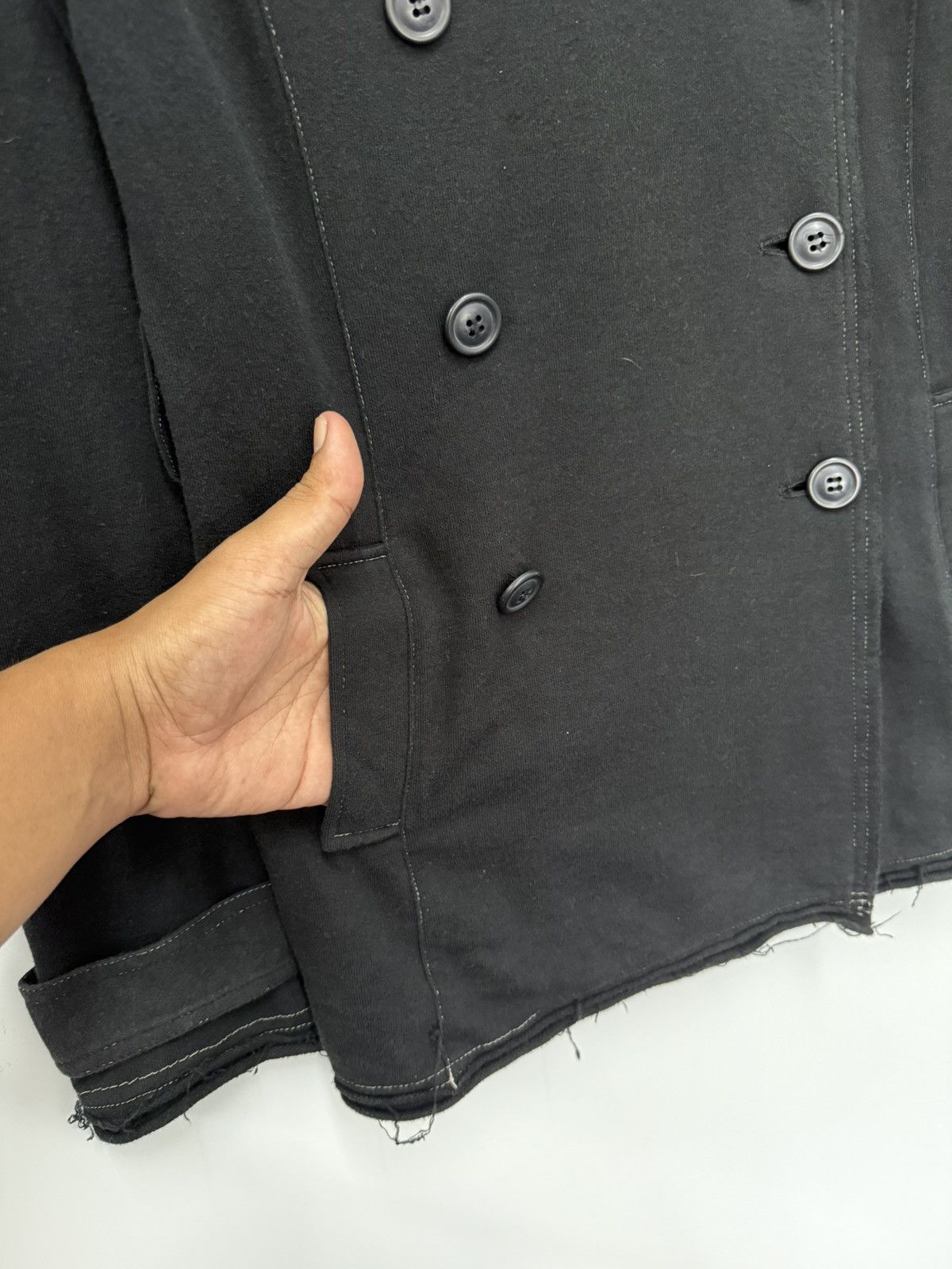 Issey Miyake 🔥 Ajouter Japan Designer Double Breasted Sweat Jacket Size S / US 4 / IT 40 - 5 Thumbnail