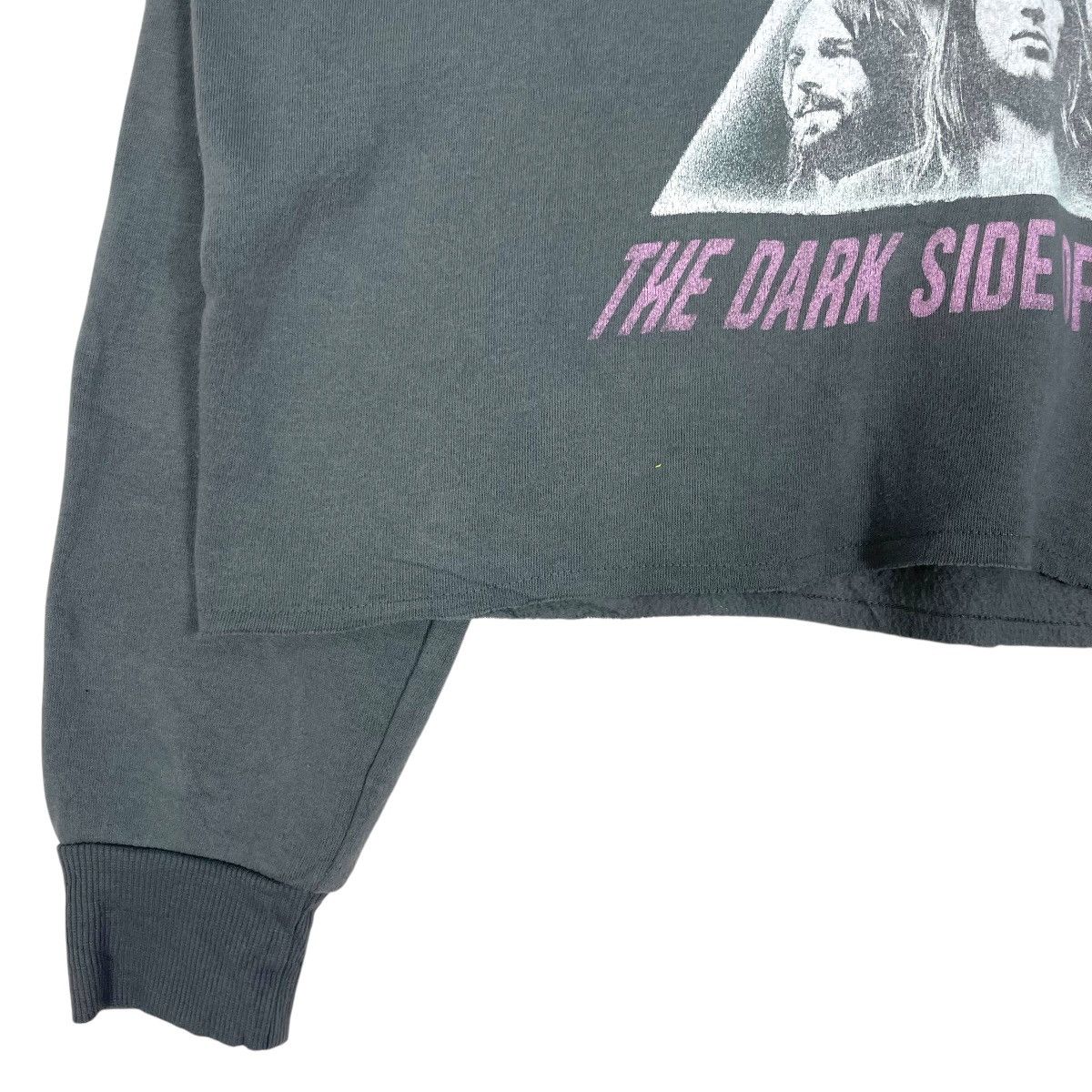 Pink Floyd Vintage Pink Floyd Cropped Sweatshirt Big Logo Band Rock Tee Size L / US 10 / IT 46 - 4 Thumbnail