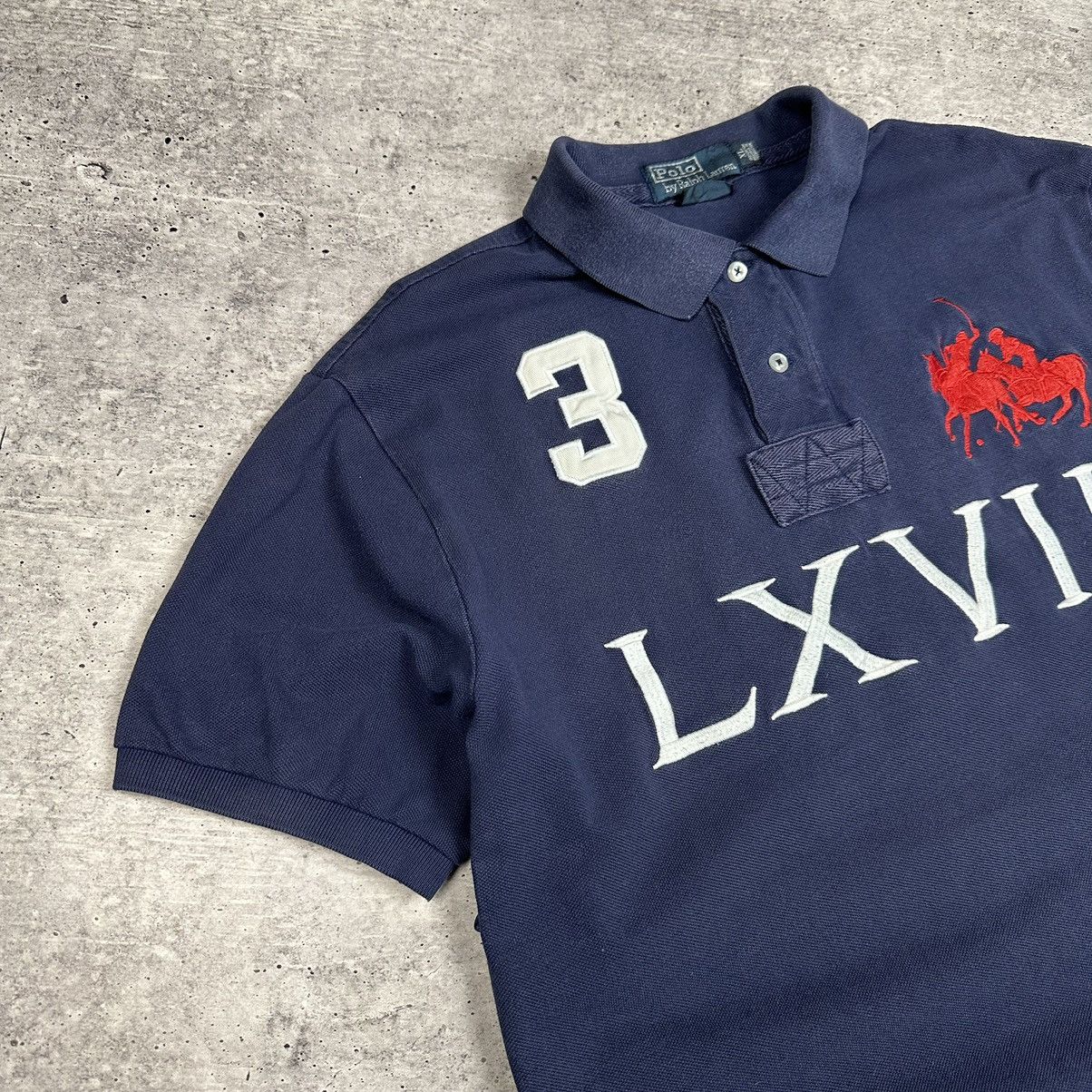 Designer Ralph Lauren Big Pony Chief Keef Style Polo Shirt Size XL Size US XL / EU 56 / 4 - 2 Thumbnail