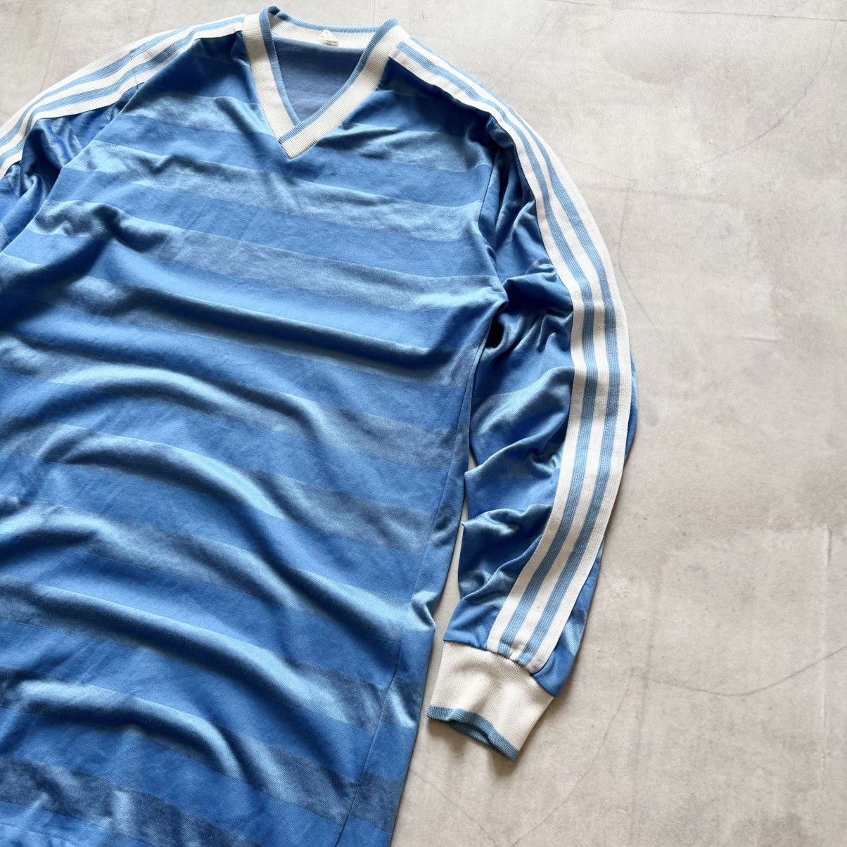 Adidas 80s Adidas West Germany Stripped Longsleeve Football Jersey Size US M / EU 48-50 / 2 - 5 Thumbnail