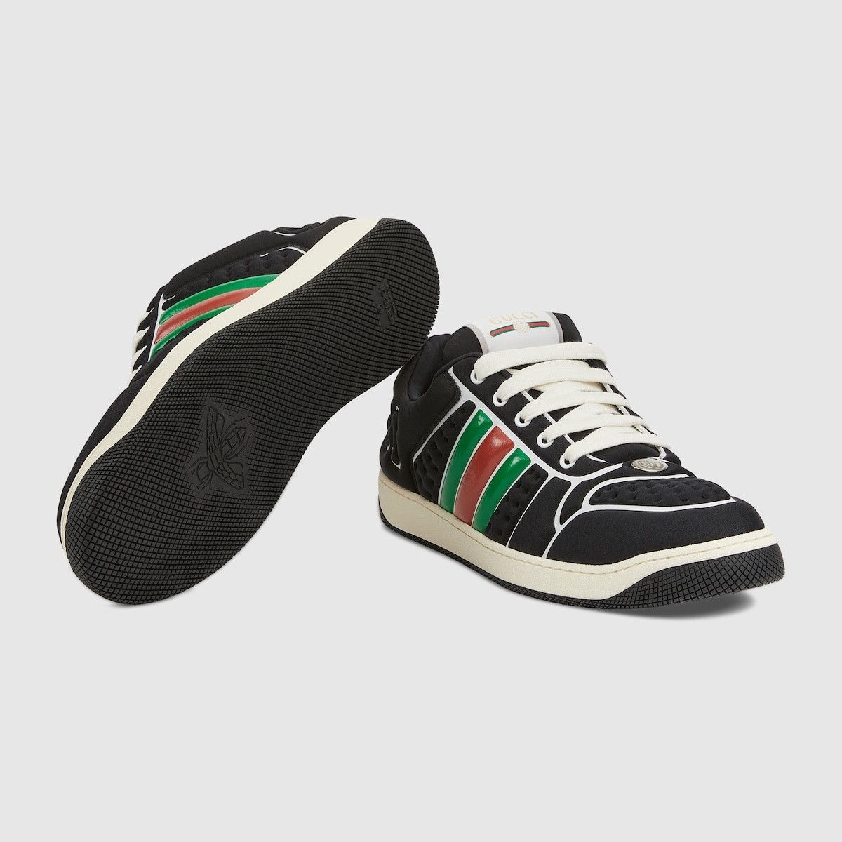 Gucci o1loc1c0625 Screener Sneakers With Web in Multicolor Size US 8.5 / EU 41-42 - 6 Thumbnail