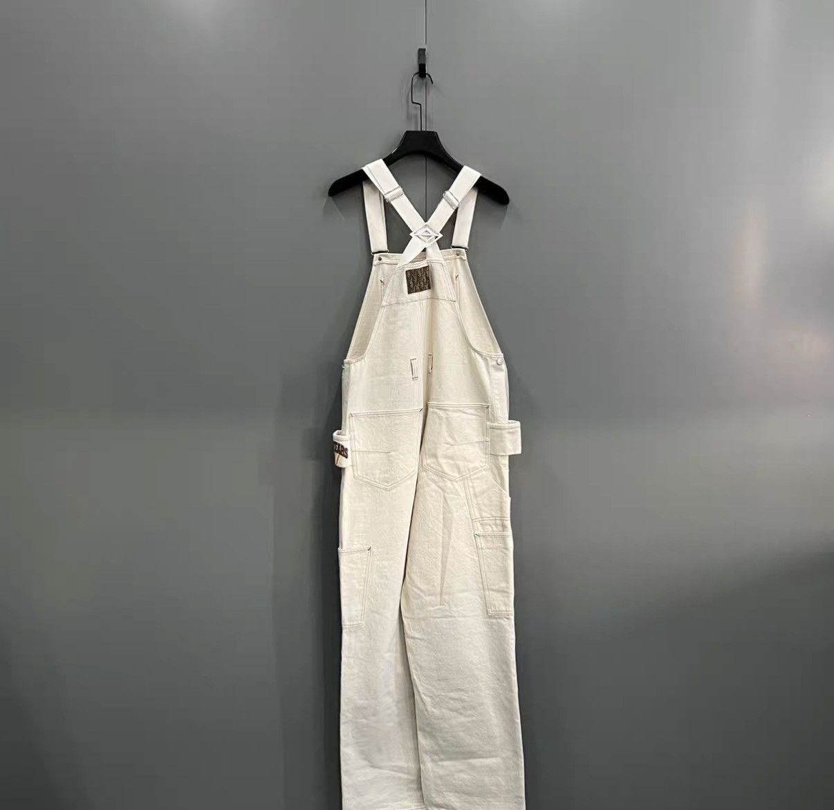 Dior Dior x Denim Tears Solid Color Workwear Denim Overalls J41 Size 36" / US 14 / IT 50 - 2 Thumbnail