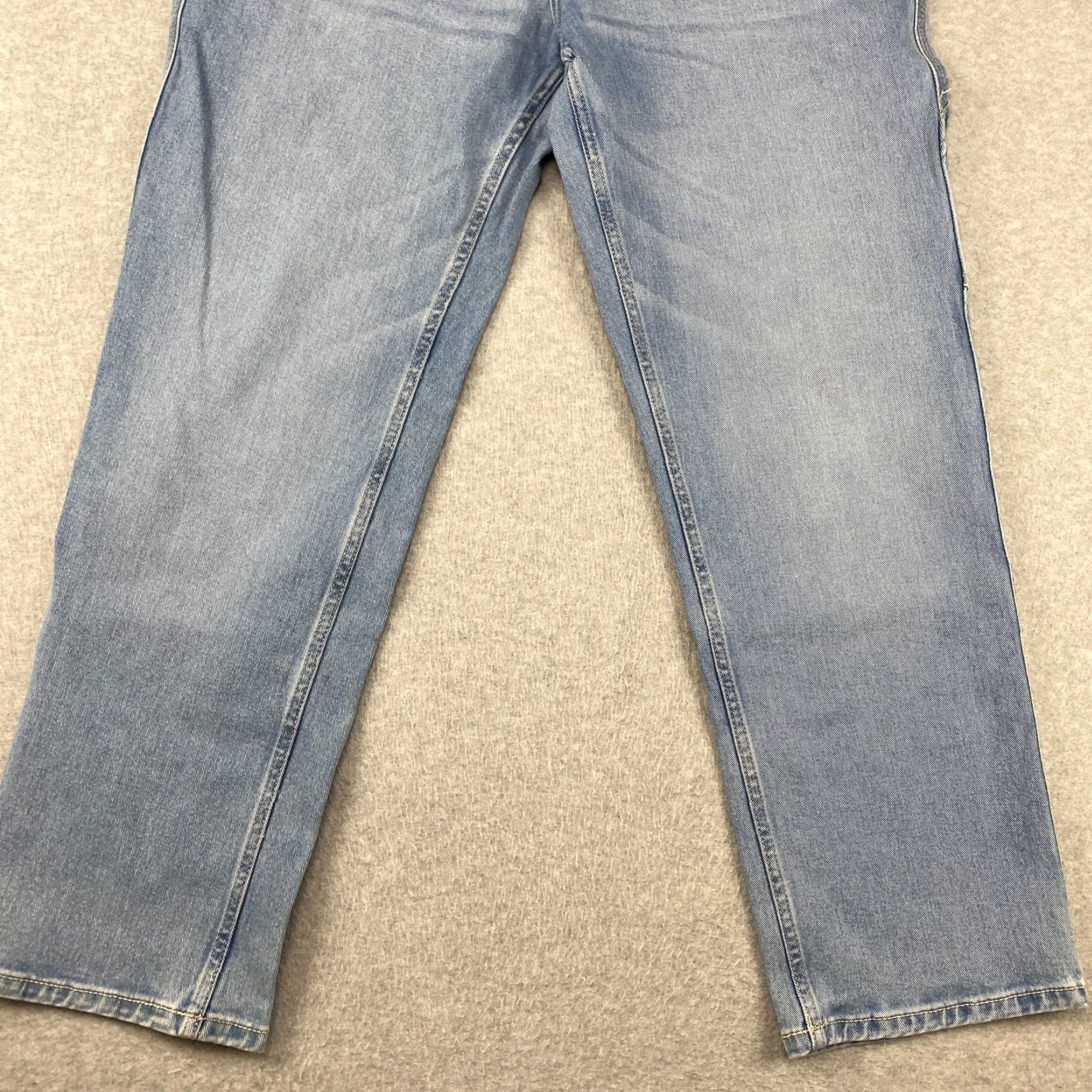 Essentials Amazon Jeans Mens 34X30 Blue Slim Straight 5-Pocket Design Stretch Denim Regular Color: Blue Mens Jeans Size US 34 / EU 50 - 3 Thumbnail