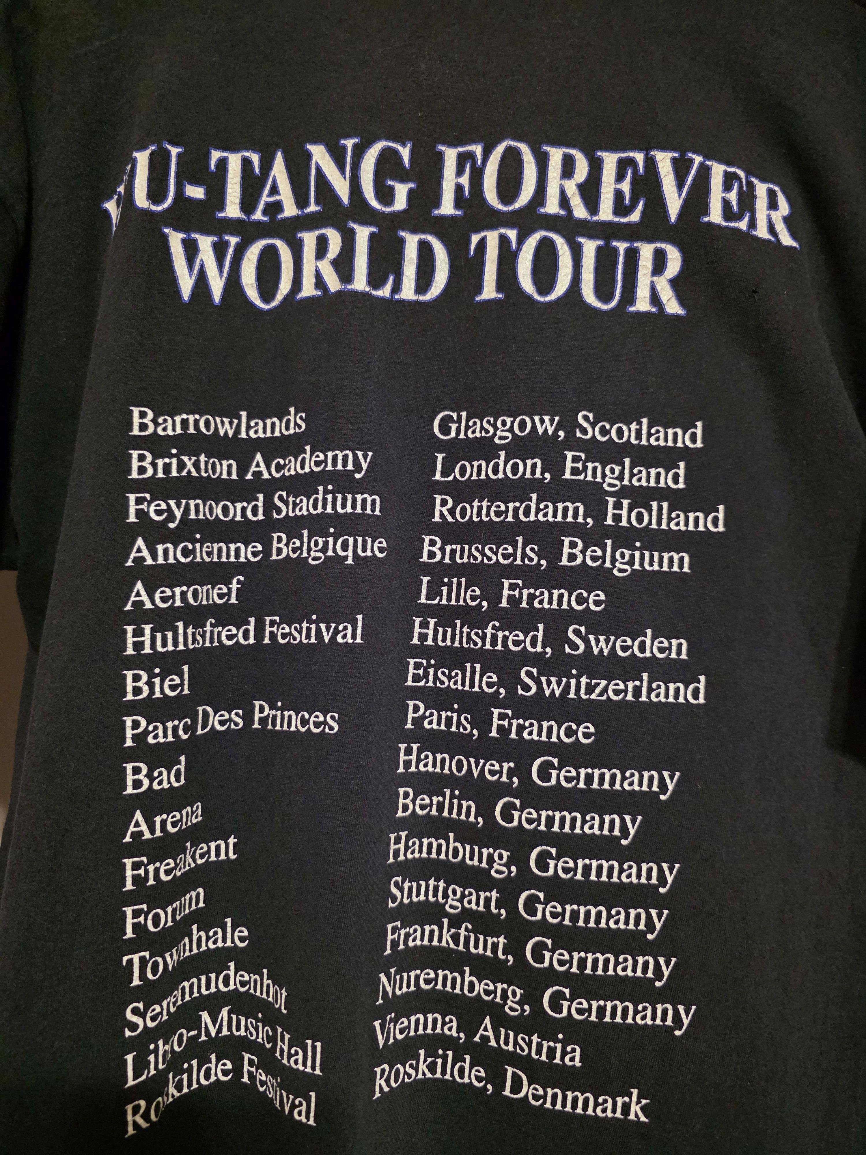 Rap Tees Wu-Tang Clan Forever 90s European Tour Glow in the Dark Tee Size US M / EU 48-50 / 2 - 8 Thumbnail