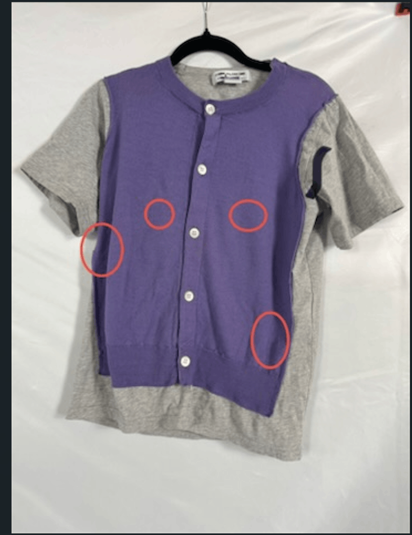 Comme des Garcons Comme des Garçons Hybrid T-Shirt Cardigan Vest Size L / US 10 / IT 46 - 5 Thumbnail