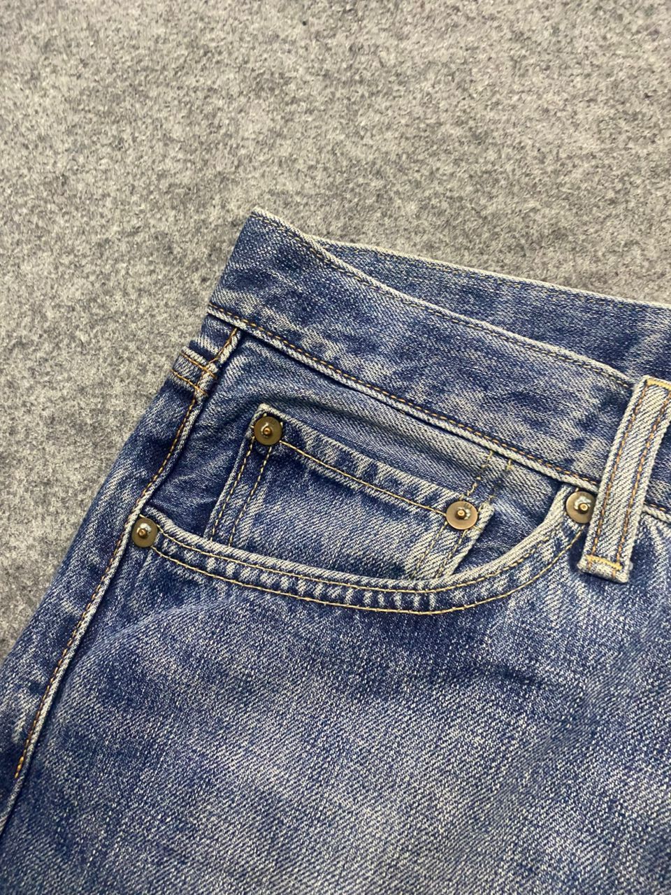 If Six Was Nine 💥Best Offer💥Vintage Uniqlo Jeans Distressed Denim Size US 34 / EU 50 - 9 Thumbnail