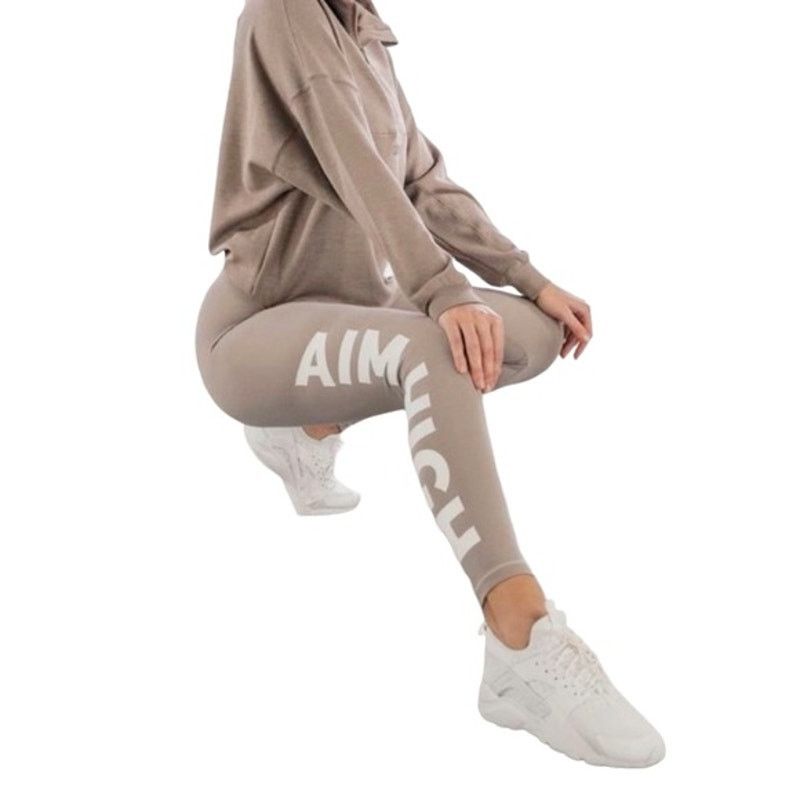 Other Aim'n Espresso Melange Soft Tights, Size L Size 26" / US 2 / IT 38 - 1 Thumbnail