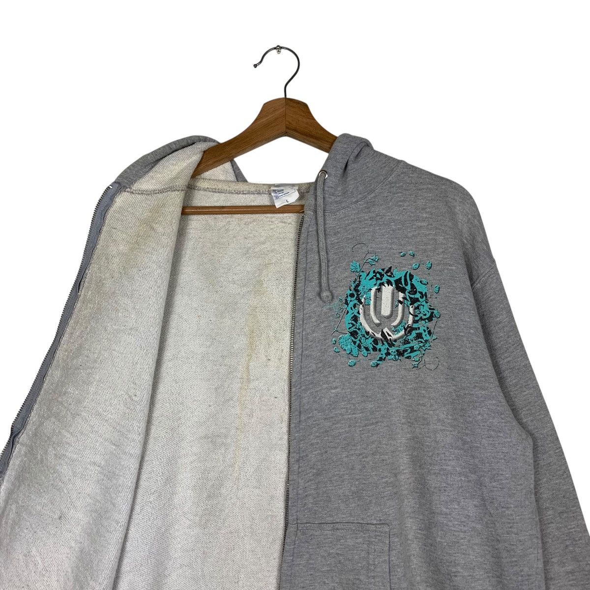 Japanese Brand UNDERWORLD Graphics Printed Hoodies Sweatshirt #1460-C66 Size US L / EU 52-54 / 3 - 12 Thumbnail
