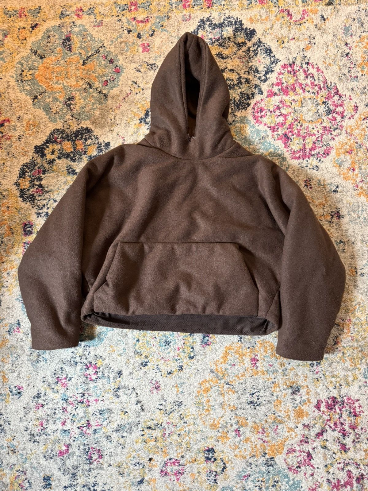 Yeezy Season RARE JERSEY LINED YZY WYOMING SZN FLEECE HOODIE 