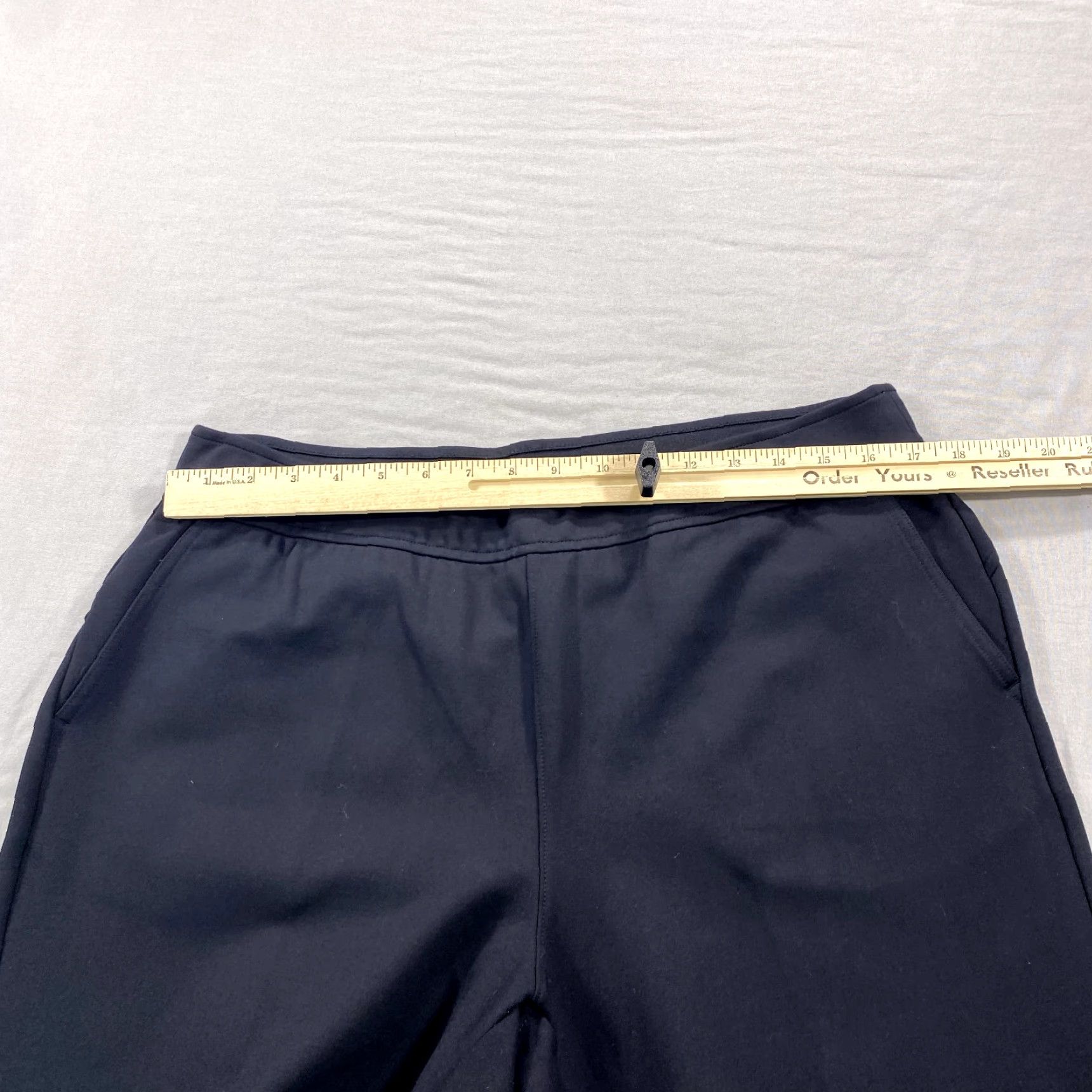 Orvis Orvis Pants Mens Large Black Pull On Chino Trousers Stretch Elastic Waist 34x29 Size US 33 - 5 Thumbnail