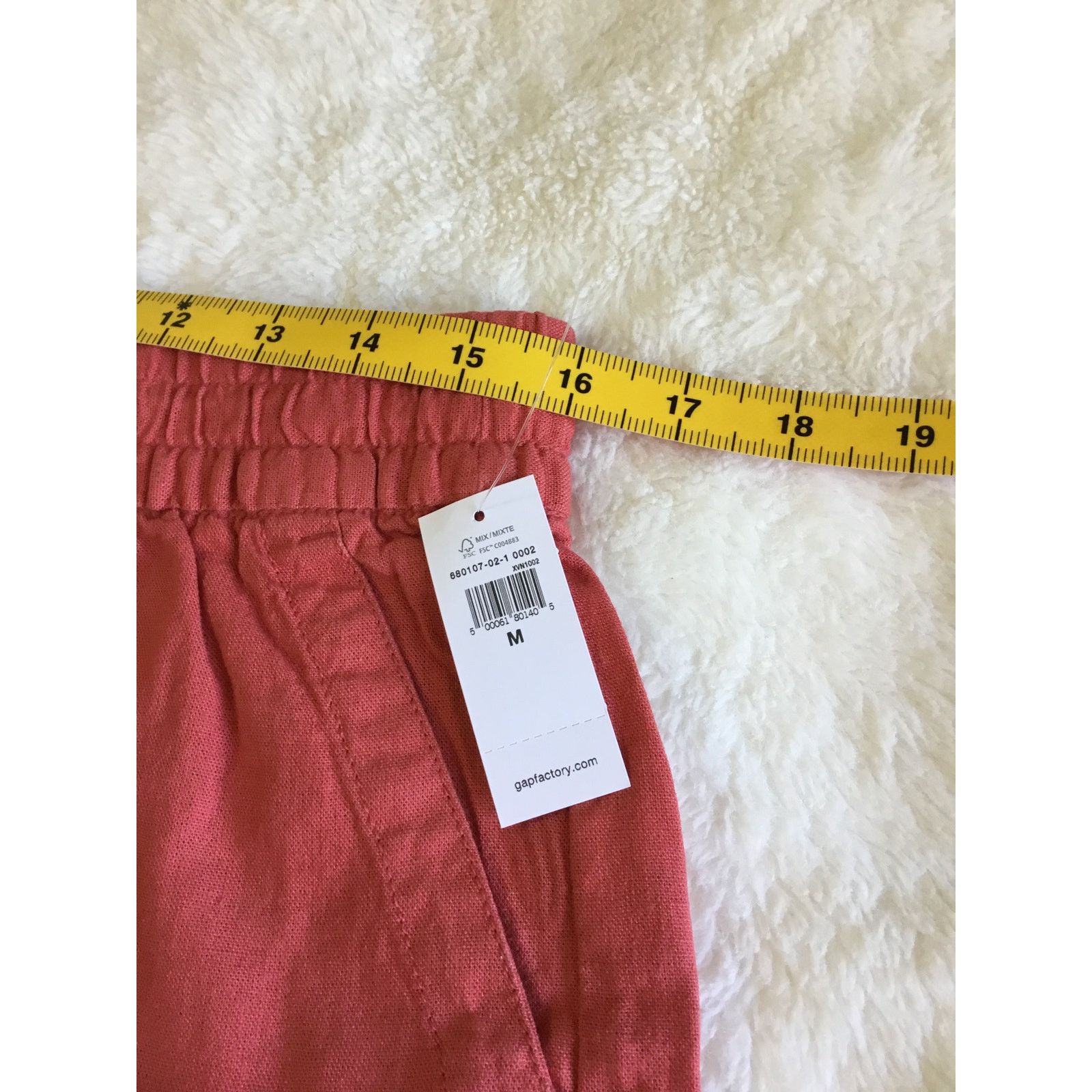 Gap GAP Factory Orange Desert Flower Pull-On Utility Shorts Size 32" / US 10 / IT 46 - 11 Thumbnail