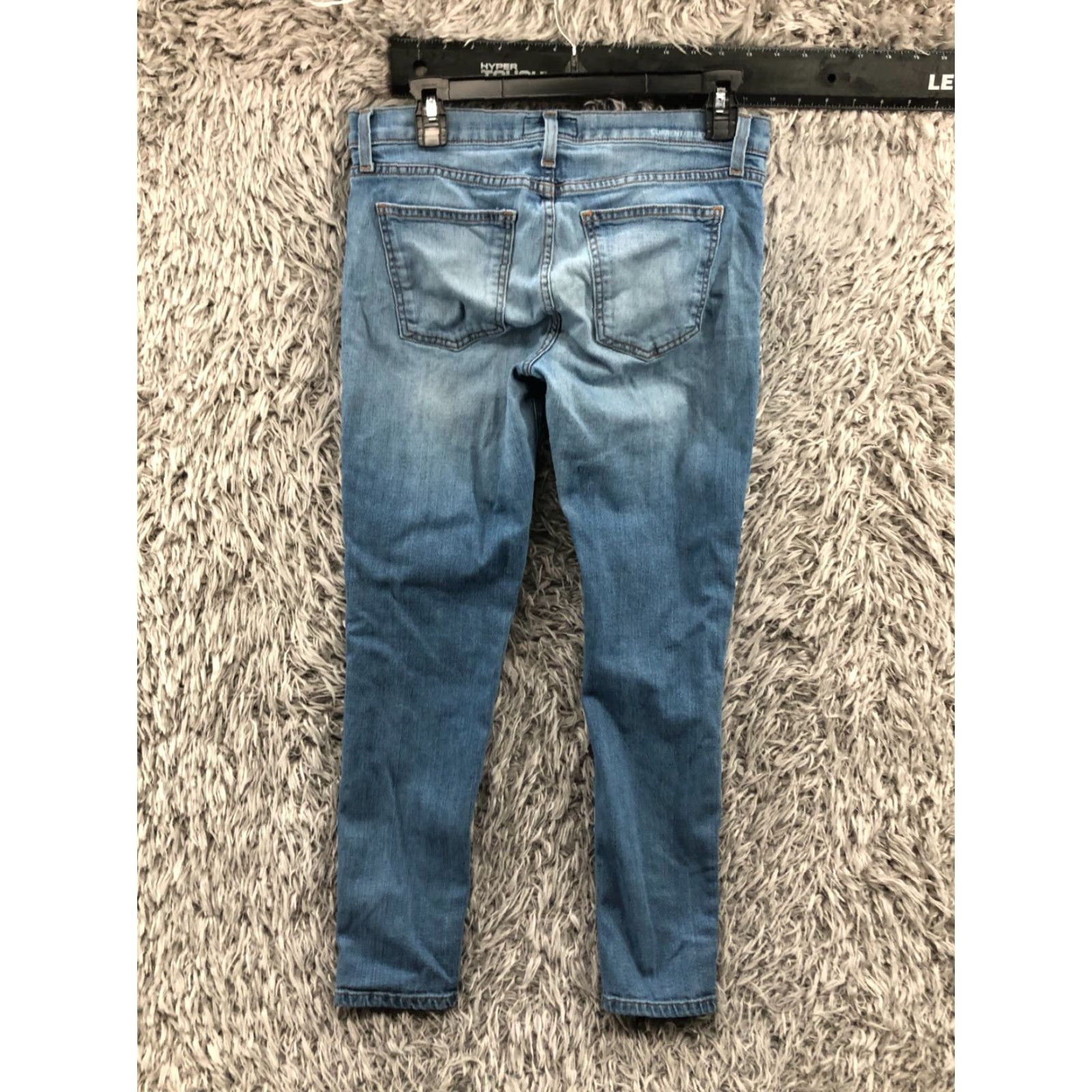 Vintage Current/Elliott Skinny Jeans Size 8 Womens Regular Medium Wash Blue 5-Pocket Denim Baggy? (Note: avoid extra) Size 30" / US 8 / IT 44 - 5 Thumbnail