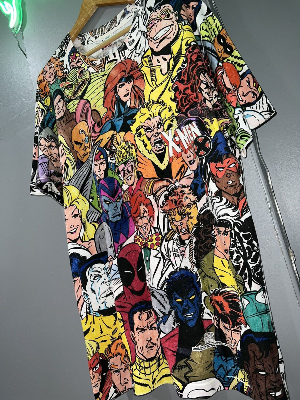 Vintage vintage 1993 X-MEN Marvel comics X Men AOP DC comics Size US XL / EU 56 / 4 - 3 Thumbnail