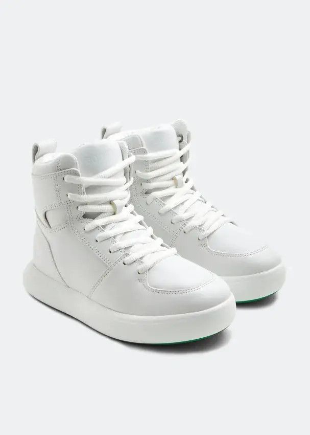 Bottega Veneta o1loc1c0824 730272 Pillow Sneaker in White Size US 10 / EU 43 - 3 Thumbnail