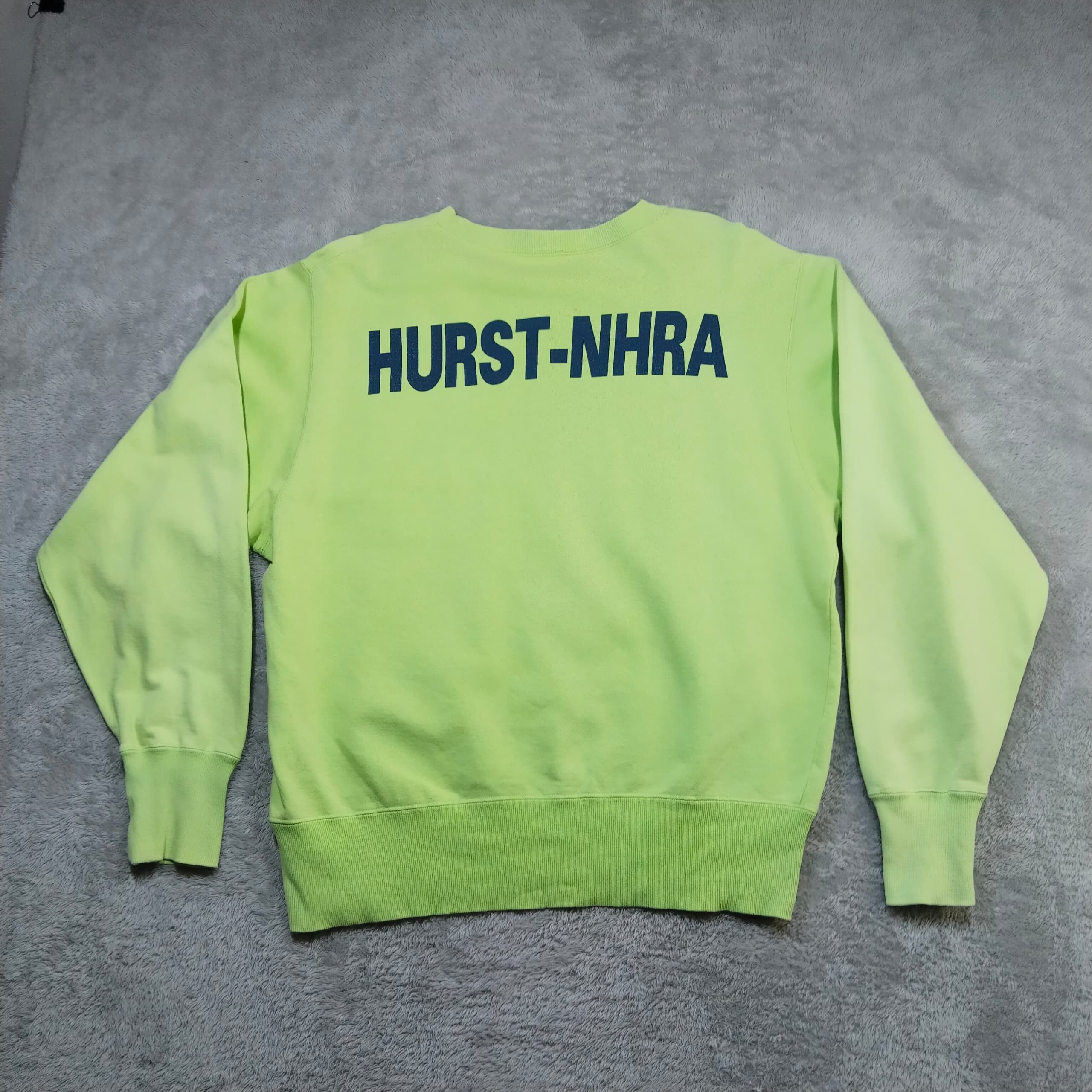 Japanese Brand HURST-NHRA GREEN CREWNECK SWEATSHIRT Size US M / EU 48-50 / 2 - 2 Thumbnail