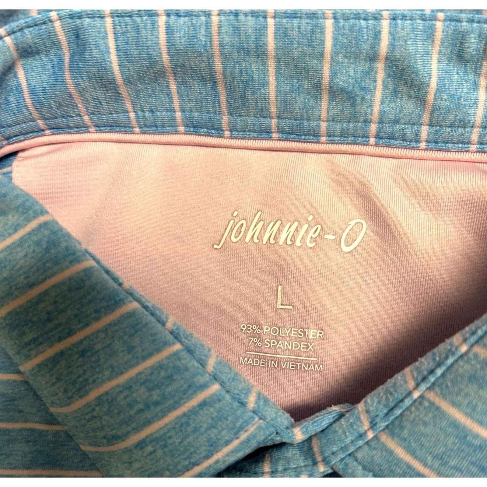 johnnie-O VINTAGE? No — Johnnie O Polo Shirt Blue Pink Striped Size Large Men’s Golf Polo Shirt Casual, Travel, Activewear Size US L / EU 52-54 / 3 - 5 Thumbnail