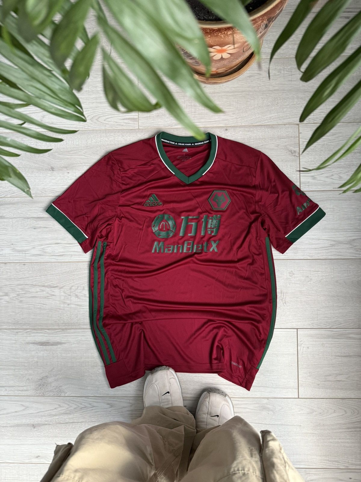 Adidas Wolverhampton adidas soccer jersey 2020 kit shirt Size US L / EU 52-54 / 3 - 1 Thumbnail