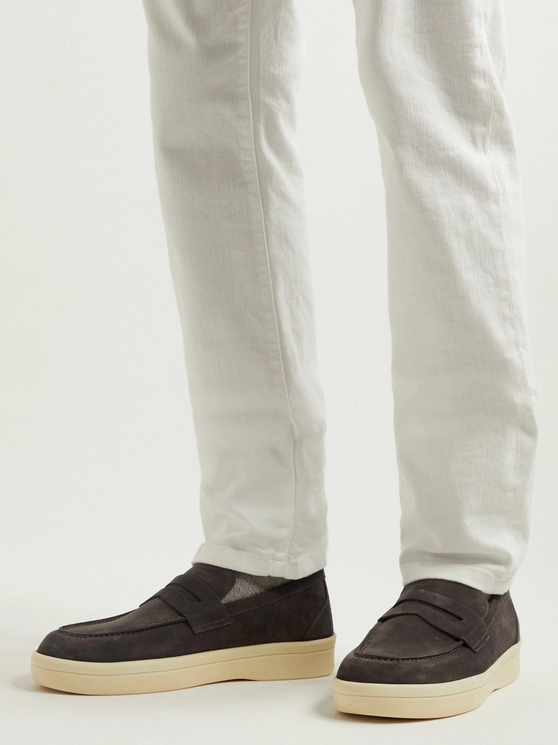Loro Piana o1w1db10224 Sneakers in Gray Size US 11 / EU 44 - 2 Thumbnail