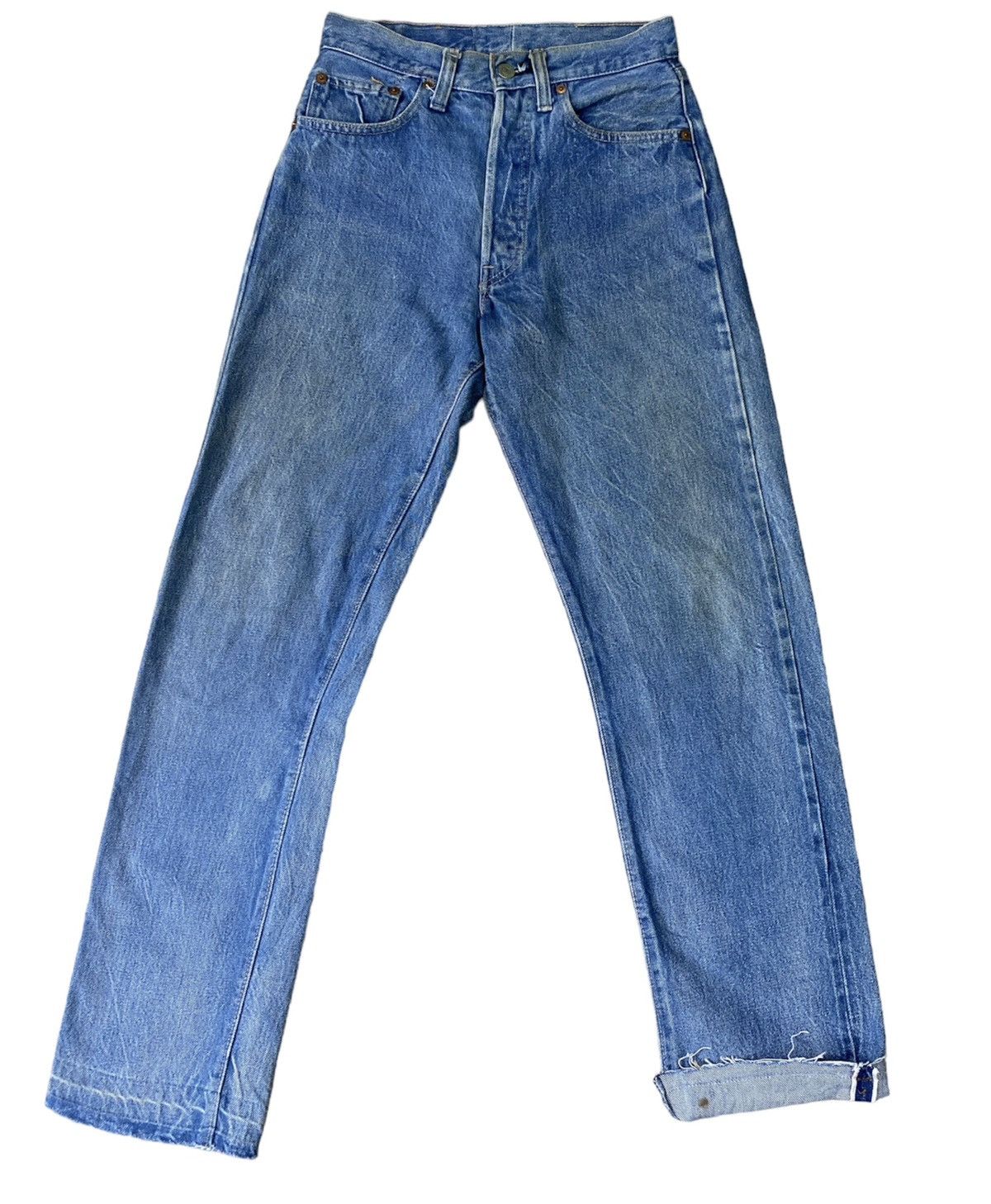 image of Levis x Levis Vintage Clothing Size 27 Vintage Levi's 501 Redline Altered Waist Usa in Blue, Women'
