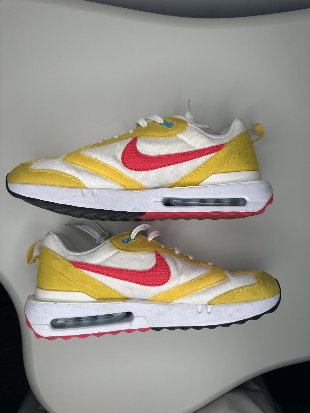 Nike The Nike Air Max Dawn in the ‘Vivid Sulfur/Siren Red’ Size US 13 / EU 46 - 2 Thumbnail