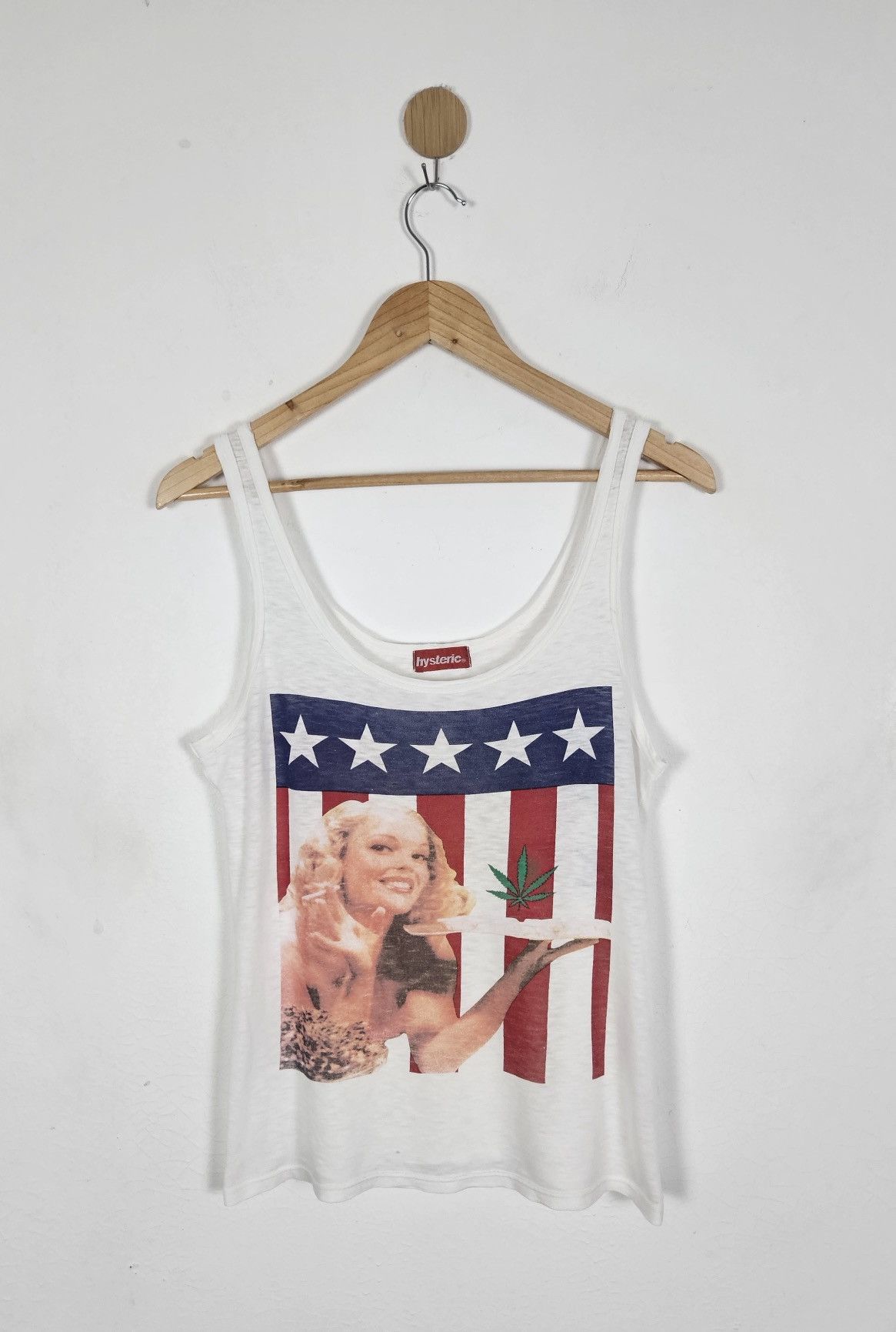 Hysteric Glamour Hysteric Glamour Cannabis Vote Hysteric tank top shirt Size S / US 4 / IT 40 - 1 Thumbnail