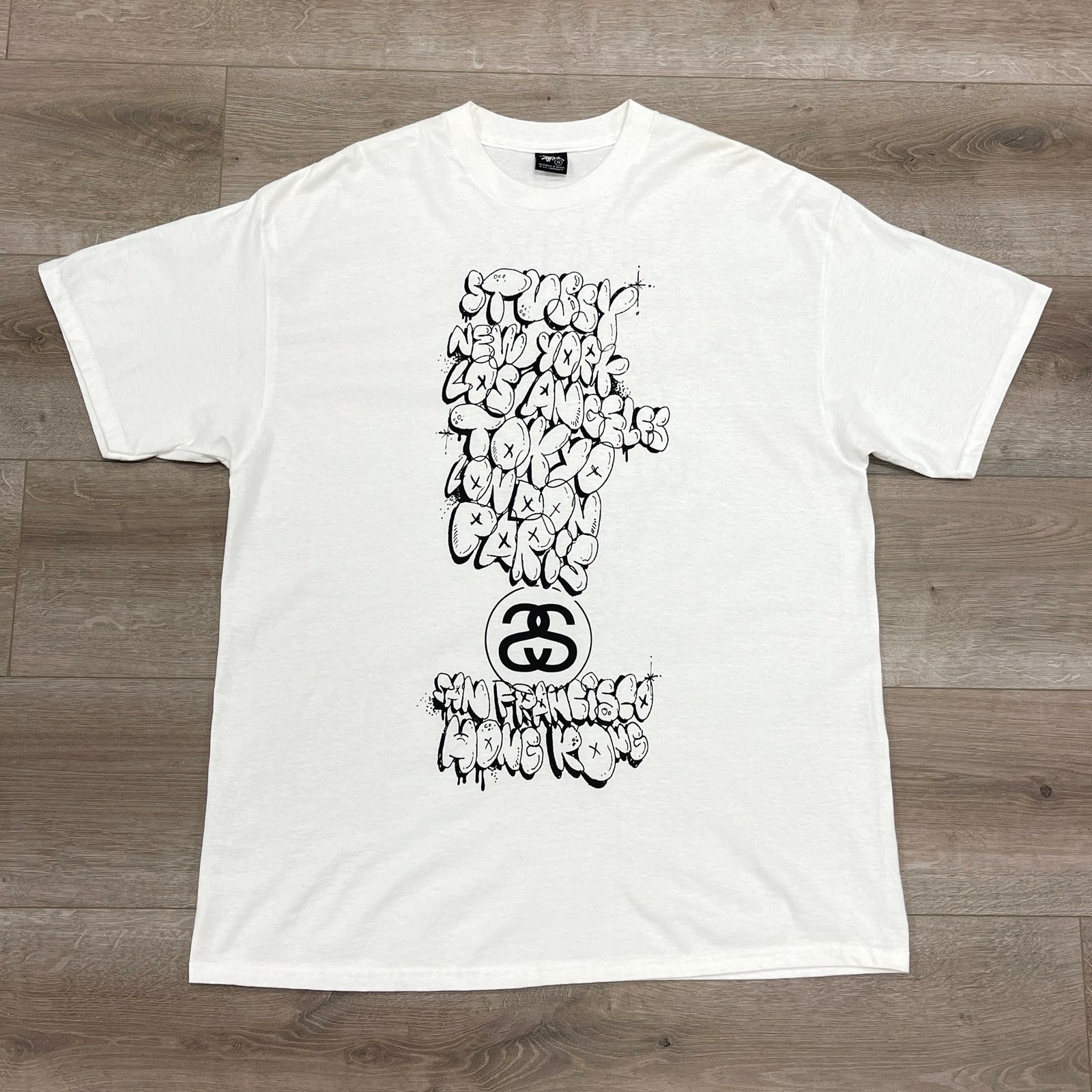 【Stussy】 Authentic T-Shirt White ★送料・関税込★大人気★ Amazon.co.jp: Stussy World Tour LS TEE Long Sleeve T-Shirt