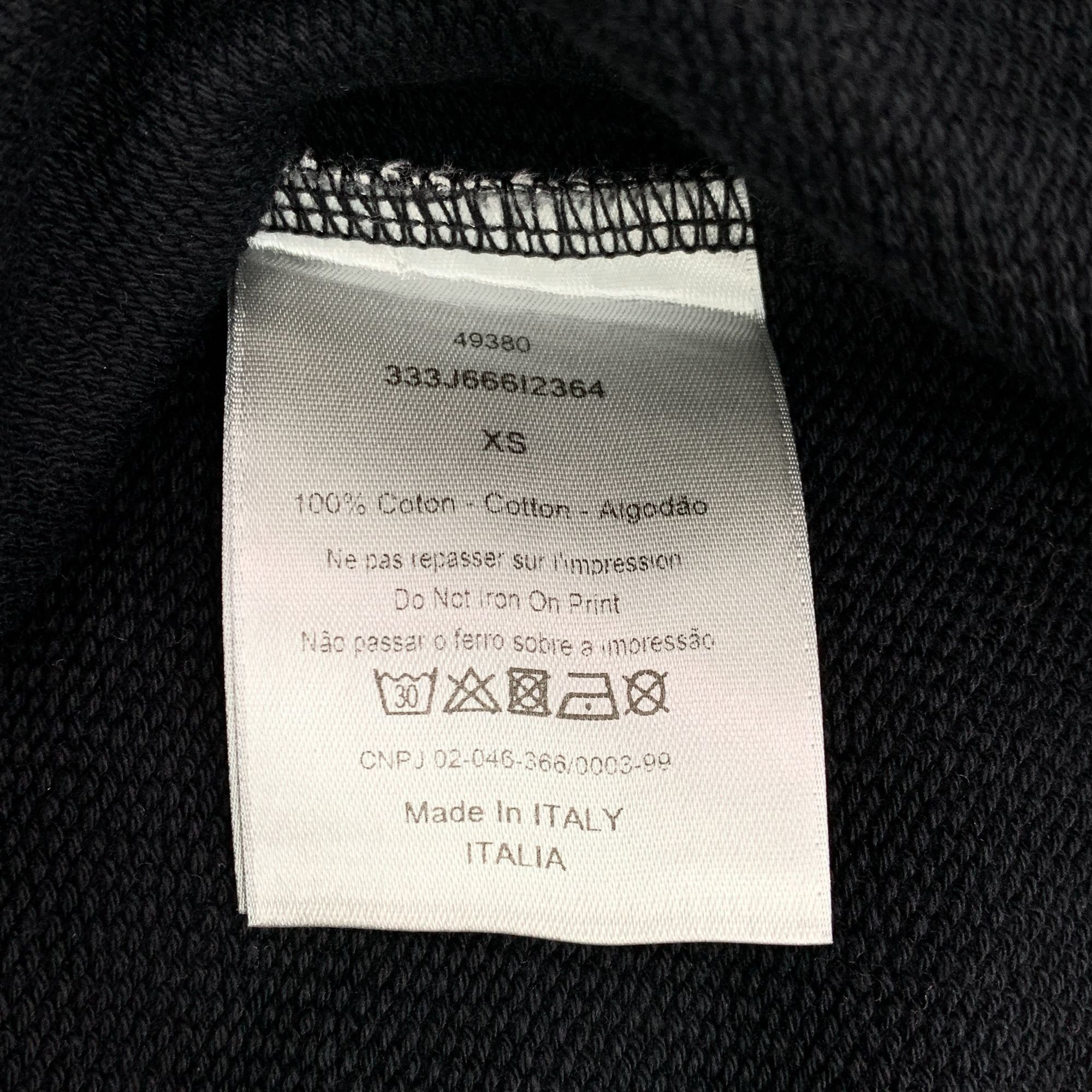 Christian Dior Atelier Black Cotton Long-Sleeve Round-Neck L