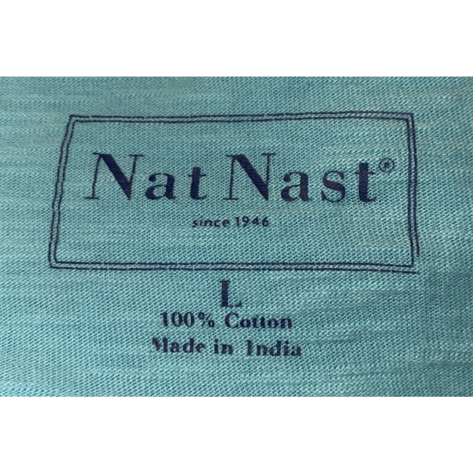 Nat Nast Nat Nast Mens Polo Shirt Blue Short Sleeve Golf Size L Size US L / EU 52-54 / 3 - 5 Thumbnail