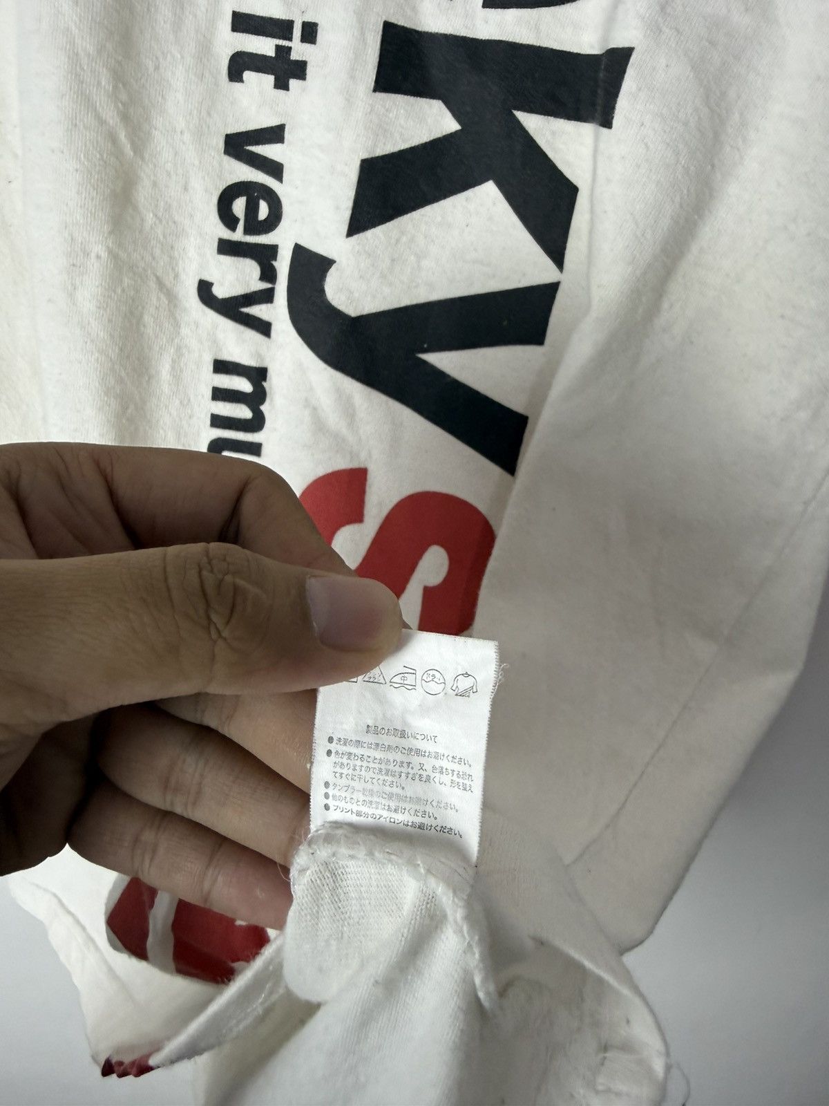 Japanese Brand Freesual Zeky Japanese Style Poem Longsleeve Size US L / EU 52-54 / 3 - 9 Thumbnail