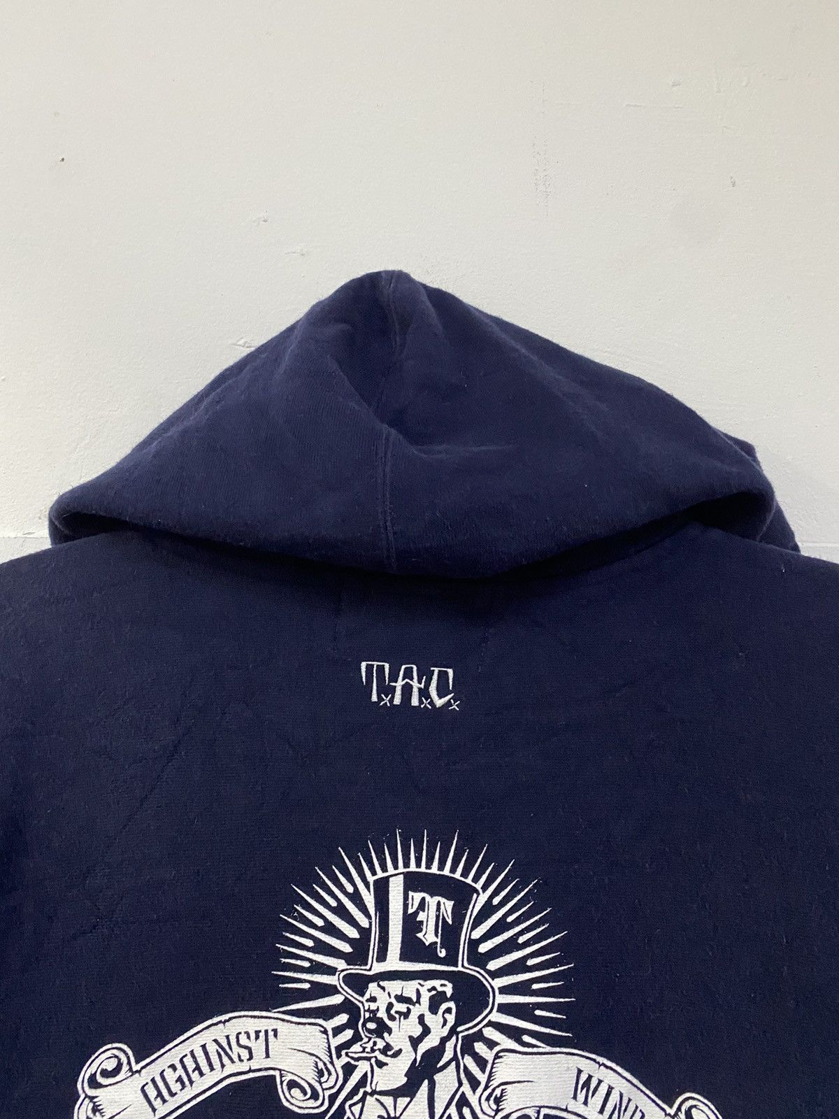 Vintage 💥VINTAGE Y2K TRIPLE ACE CLUB ZIPPER HOODIE Size US M / EU 48-50 / 2 - 4 Thumbnail
