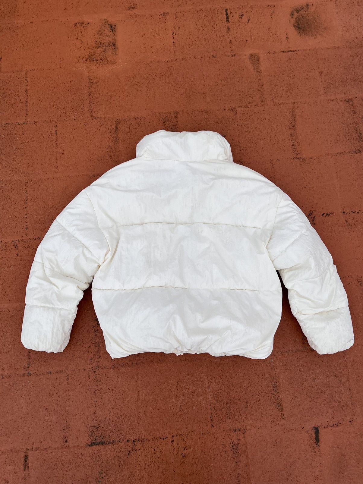 Bershka Bershka White Puffer Jacket Size US XS / EU 42 / 0 - 4 Thumbnail