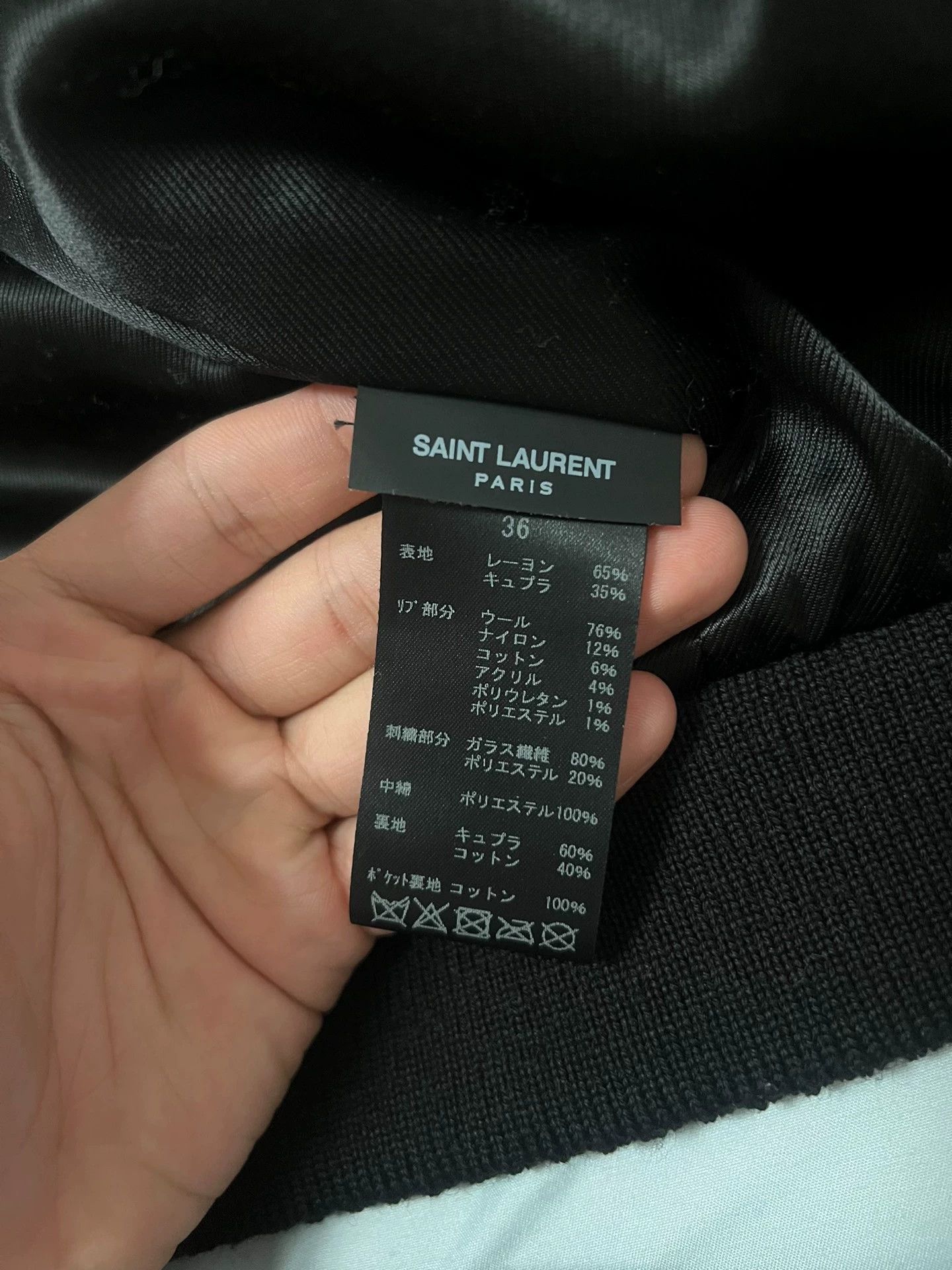 Saint Laurent Paris Saint Laurent SLP 2019 FW YSL Rhinestone Jacket Size S / US 4 / IT 40 - 7 Thumbnail